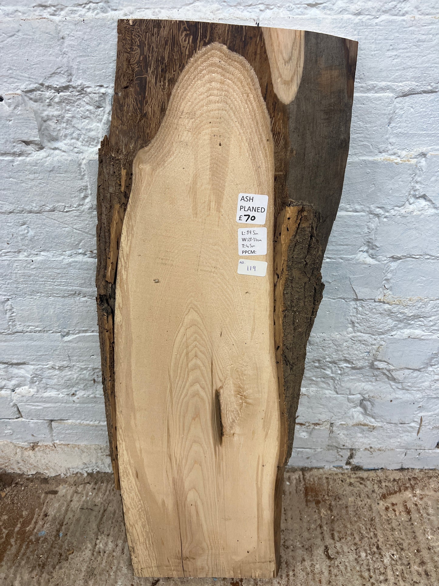 Ash No 119 - 895x280-310x45mm Planed