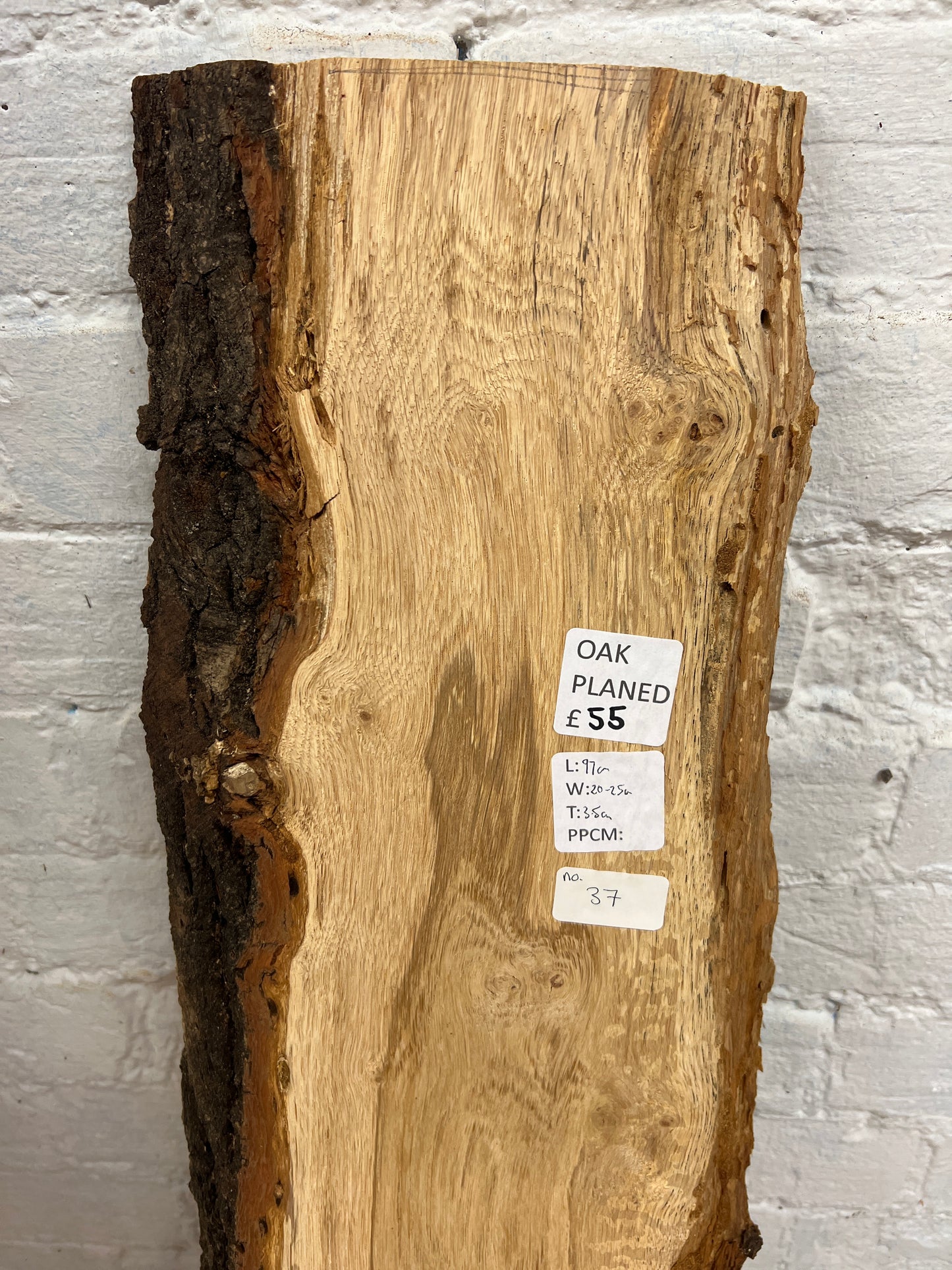 Oak No 37 - 970x200-250x35mm Planed