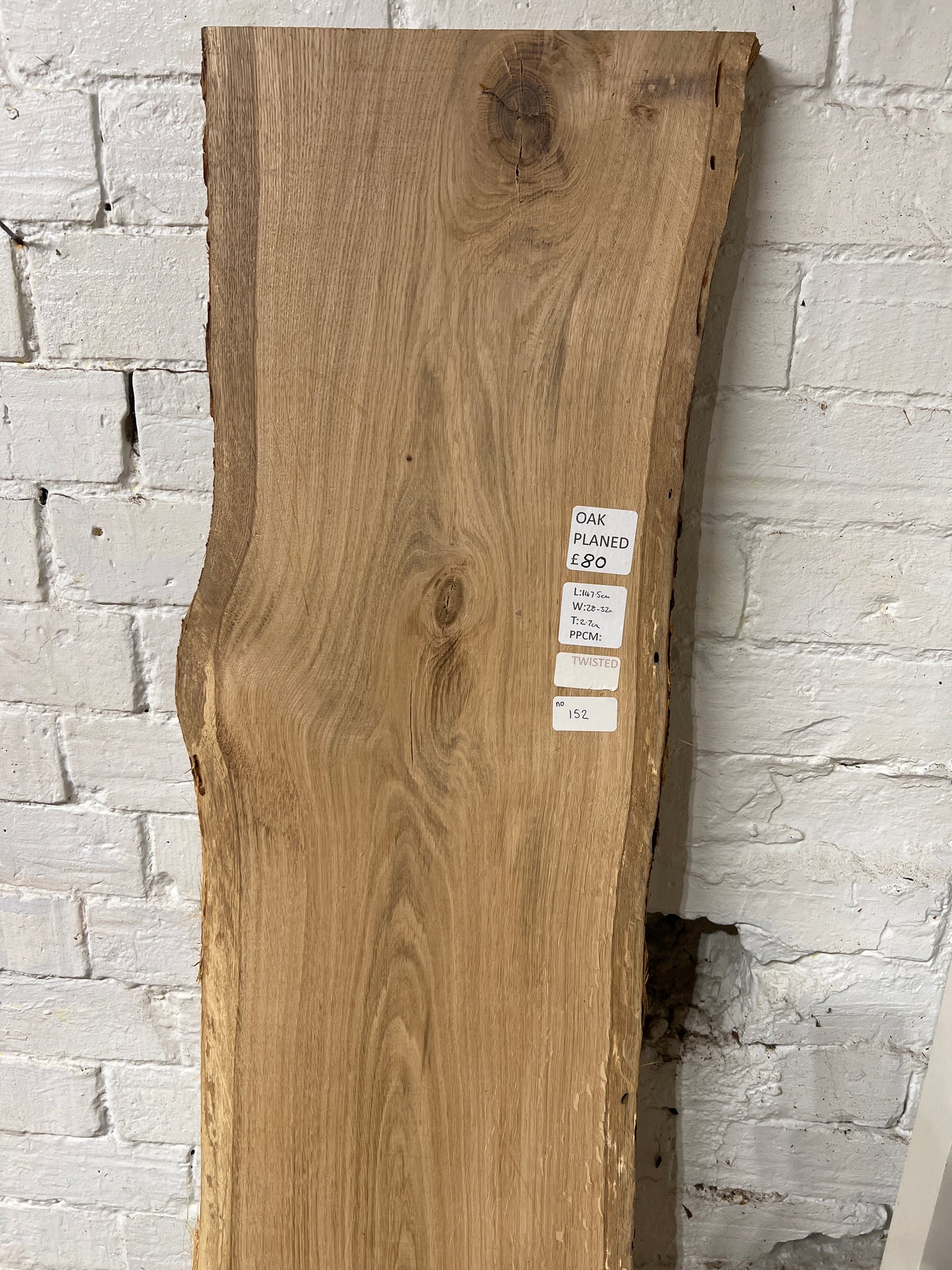 Oak No 152 - 1475x280-320x27mm Planed