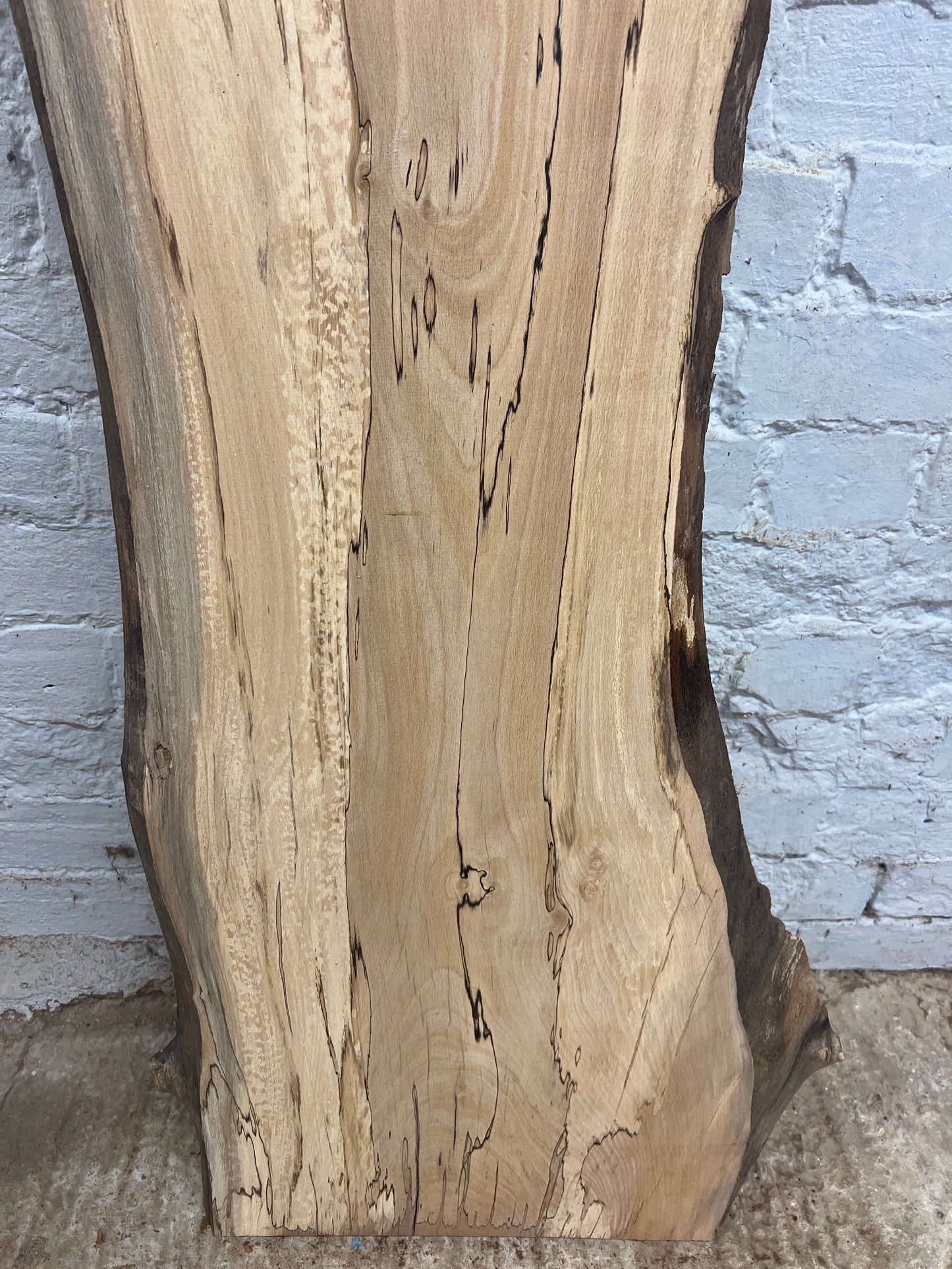 Spalted Beech No 184 - 1445x210-480x30mm Planed