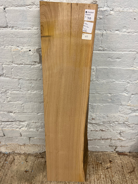 Chestnut No 163 - 1000x220-260x43mm Planed