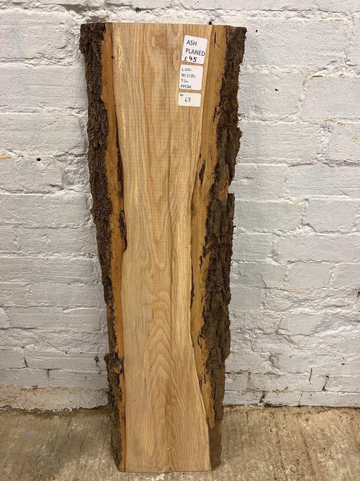 Ash No 67 - 1050x270-280x30mm Planed