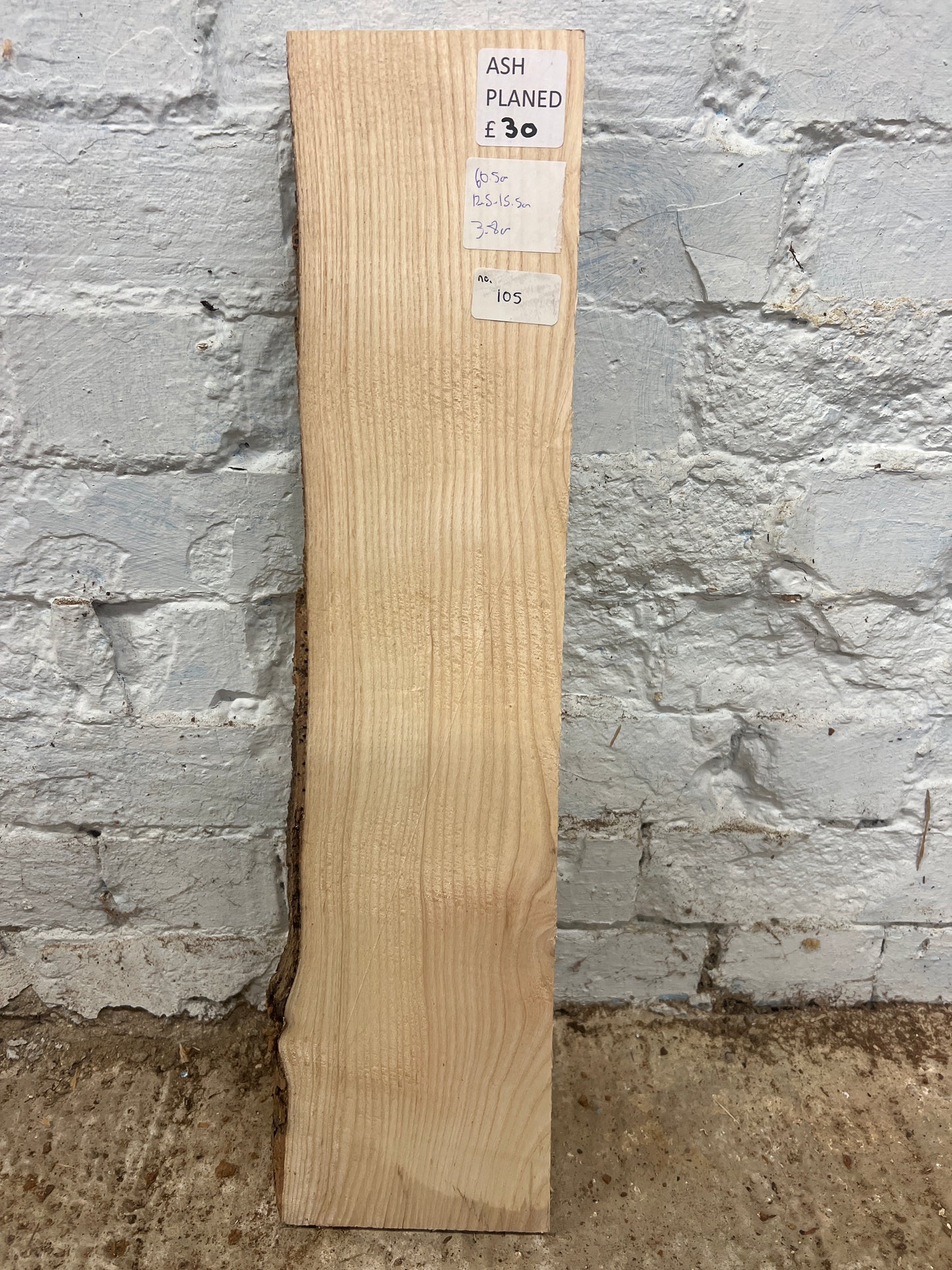 Ash No 105 - 605x125-155x38mm Planed