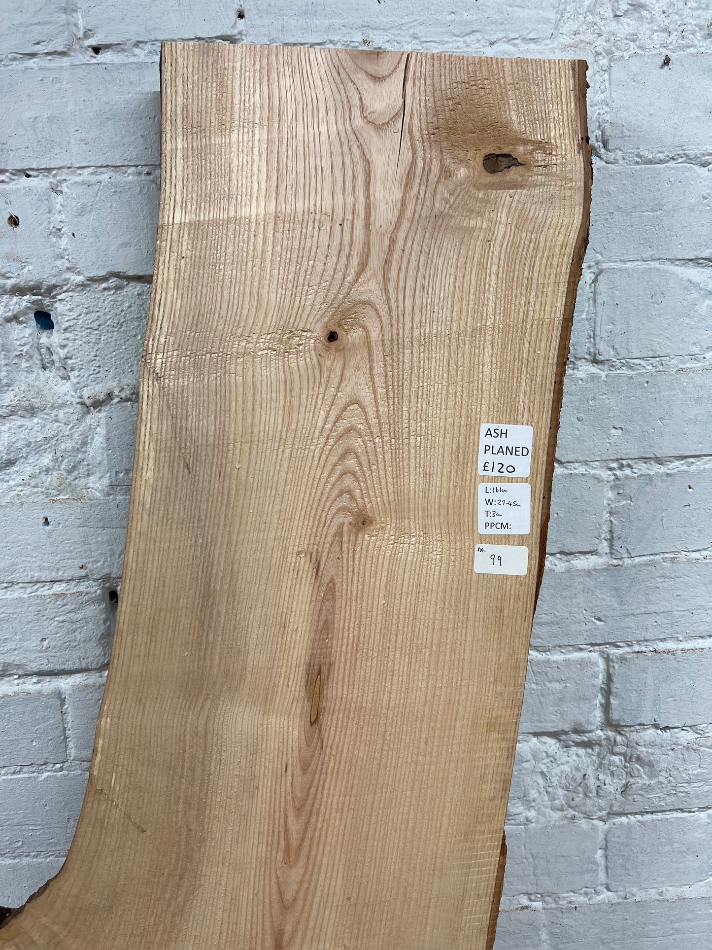 Ash No 99 - 1610x290-450x30mm Planed