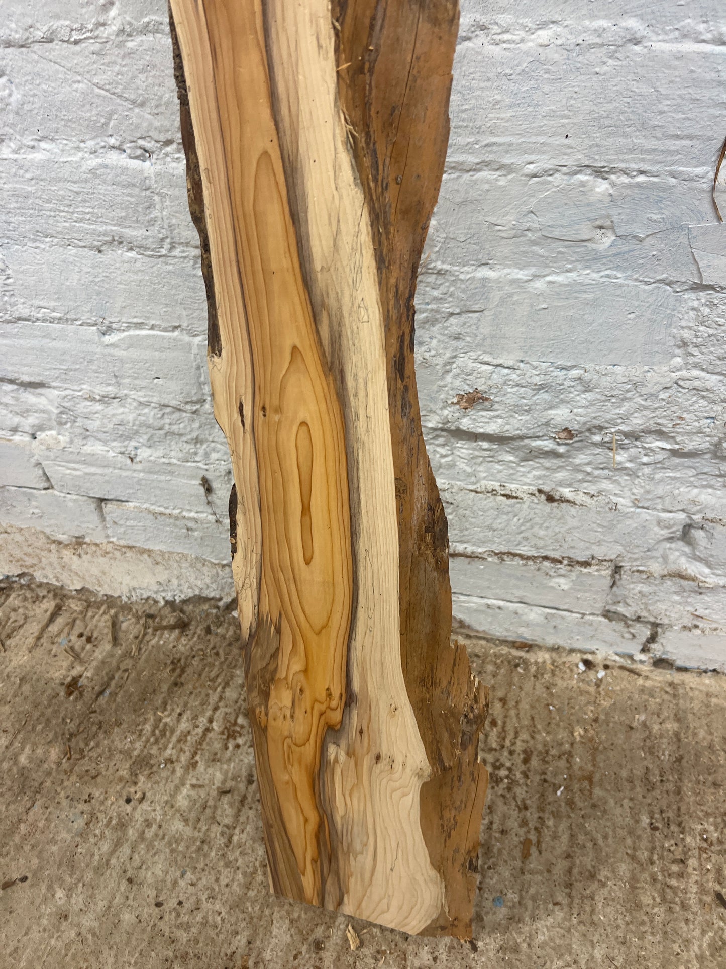 Yew No 187 - 1396x90-190x20mm Planed