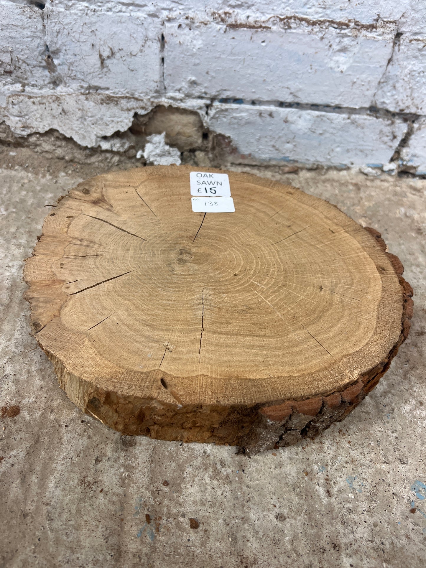 Oak No 138 - 290x250x60mm Sawn