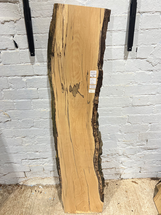 Spalted Beech No 151 - 1440x290-320x23mm Planed