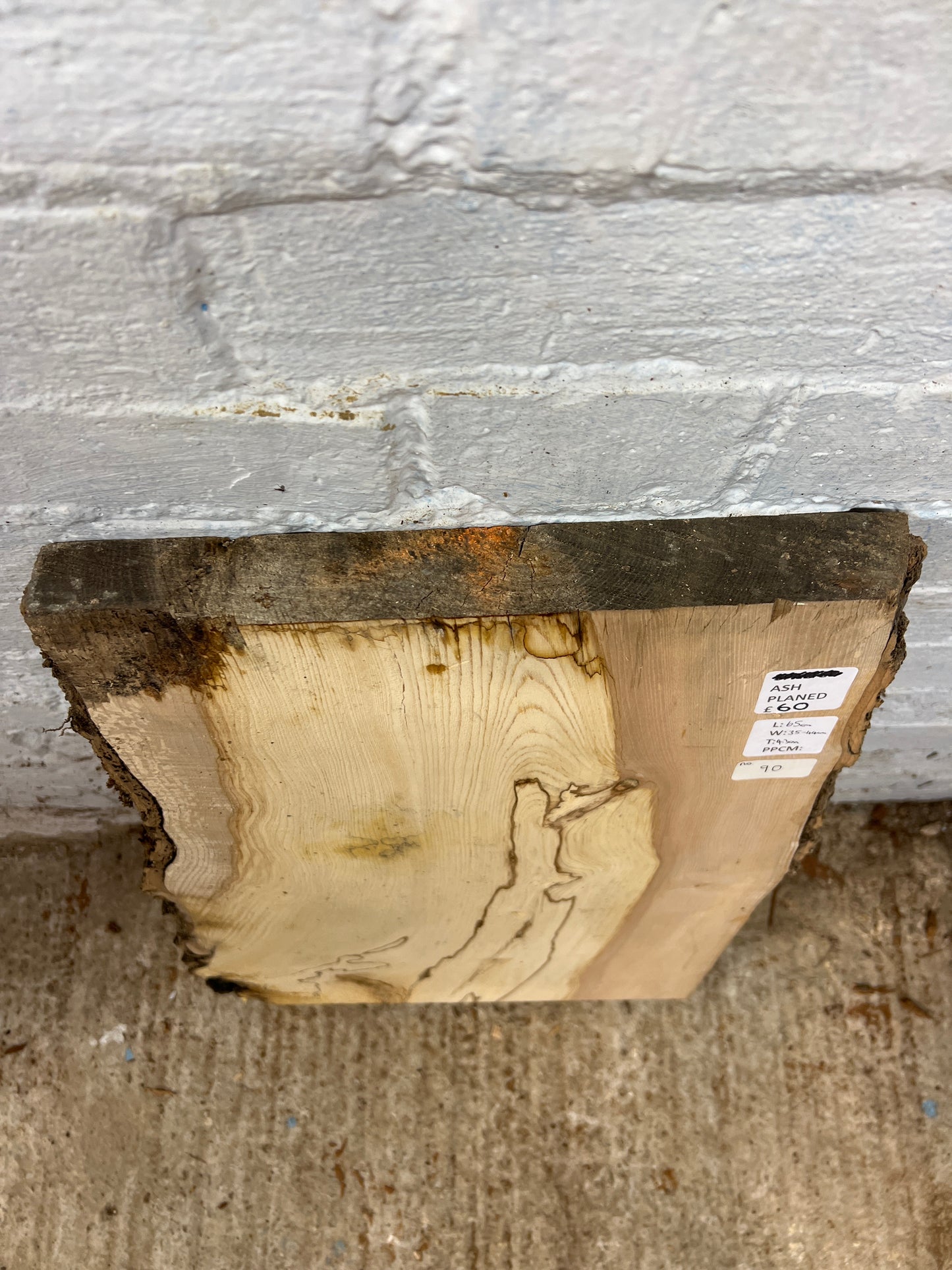 Ash No 90 - 650x350-440x43mm Planed