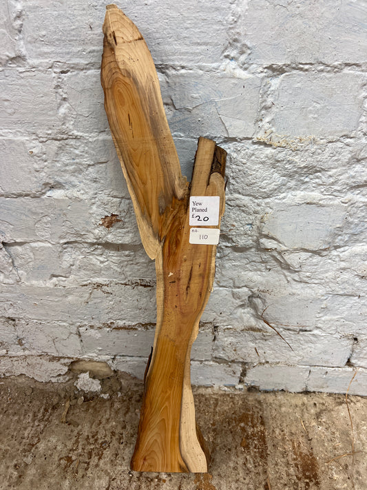 Yew No 110 - 640x50-120x35mm Planed