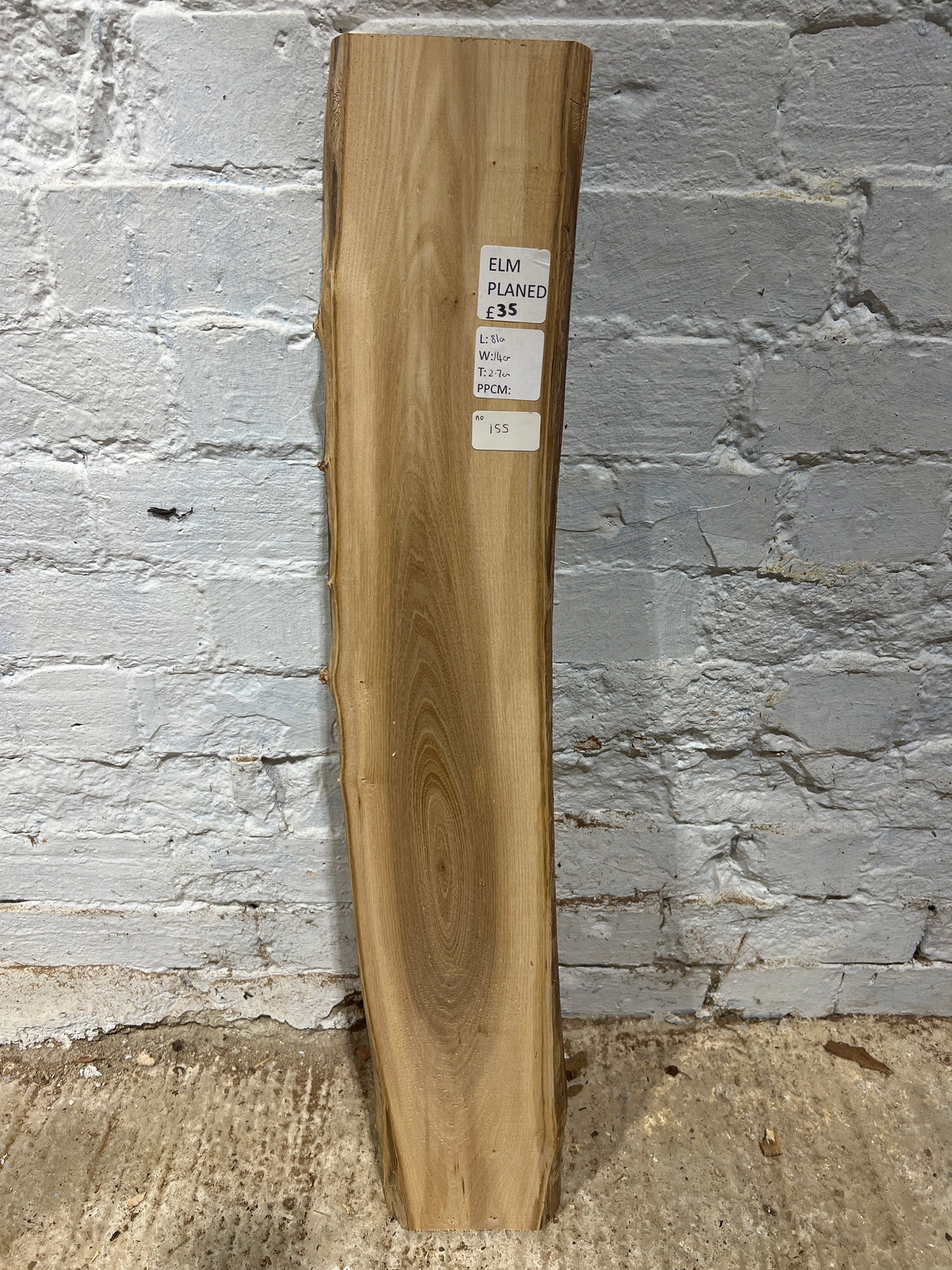 Elm No 155 - 810x140x27mm Planed