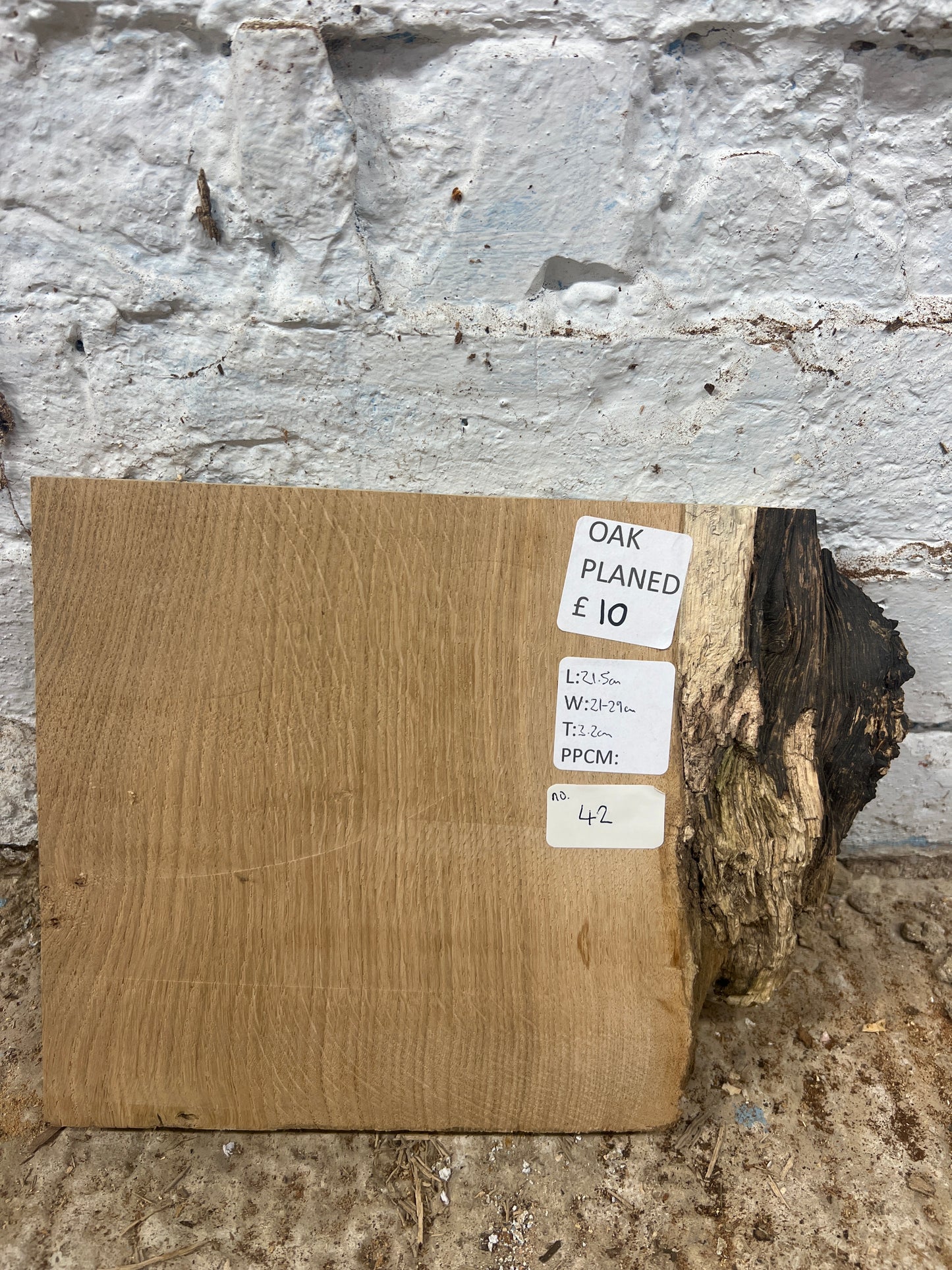Oak No 42 - 215x210-290x32mm Planed