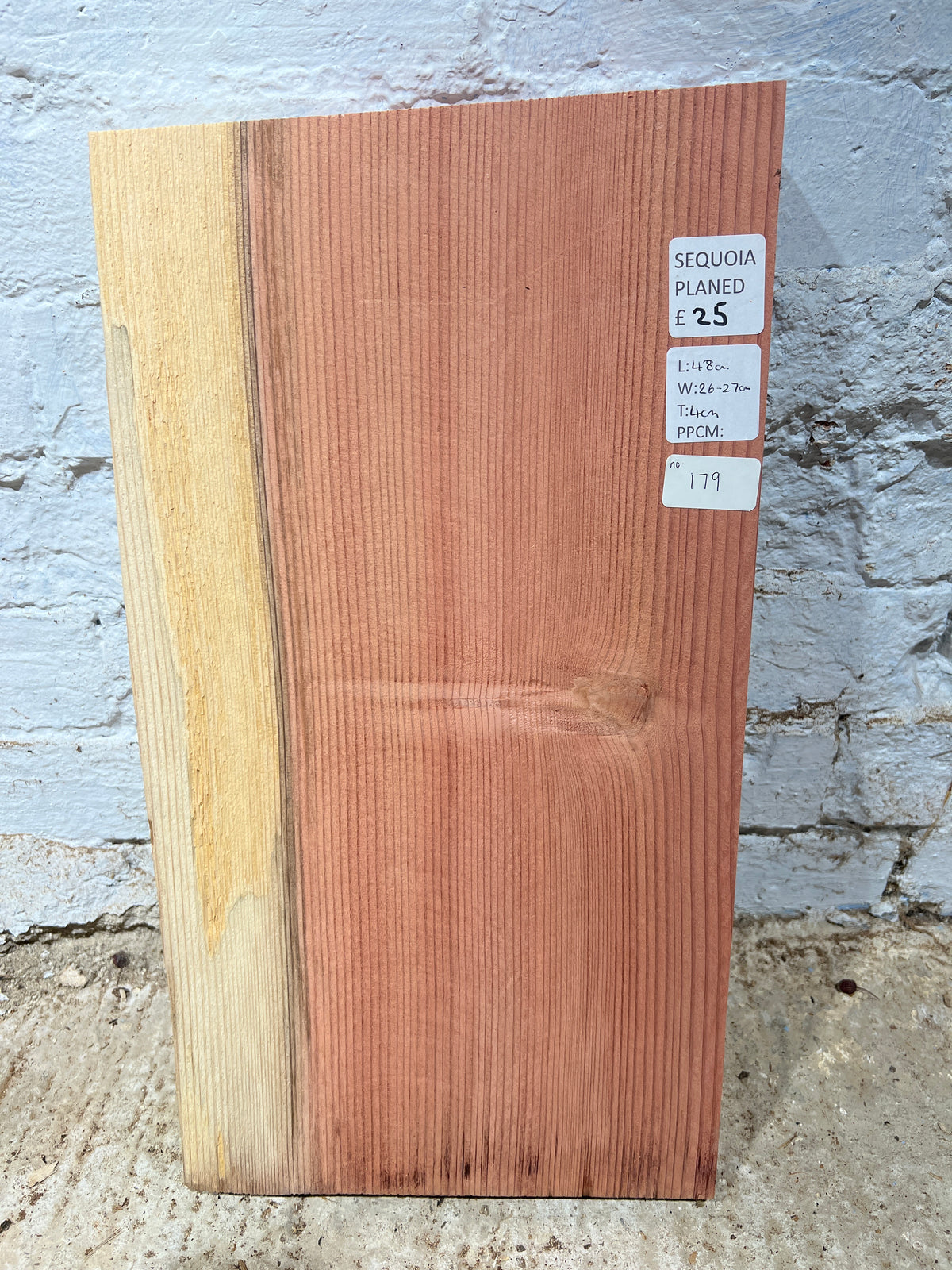 Sequoia No 179 - 480x260-270x40mm Planed