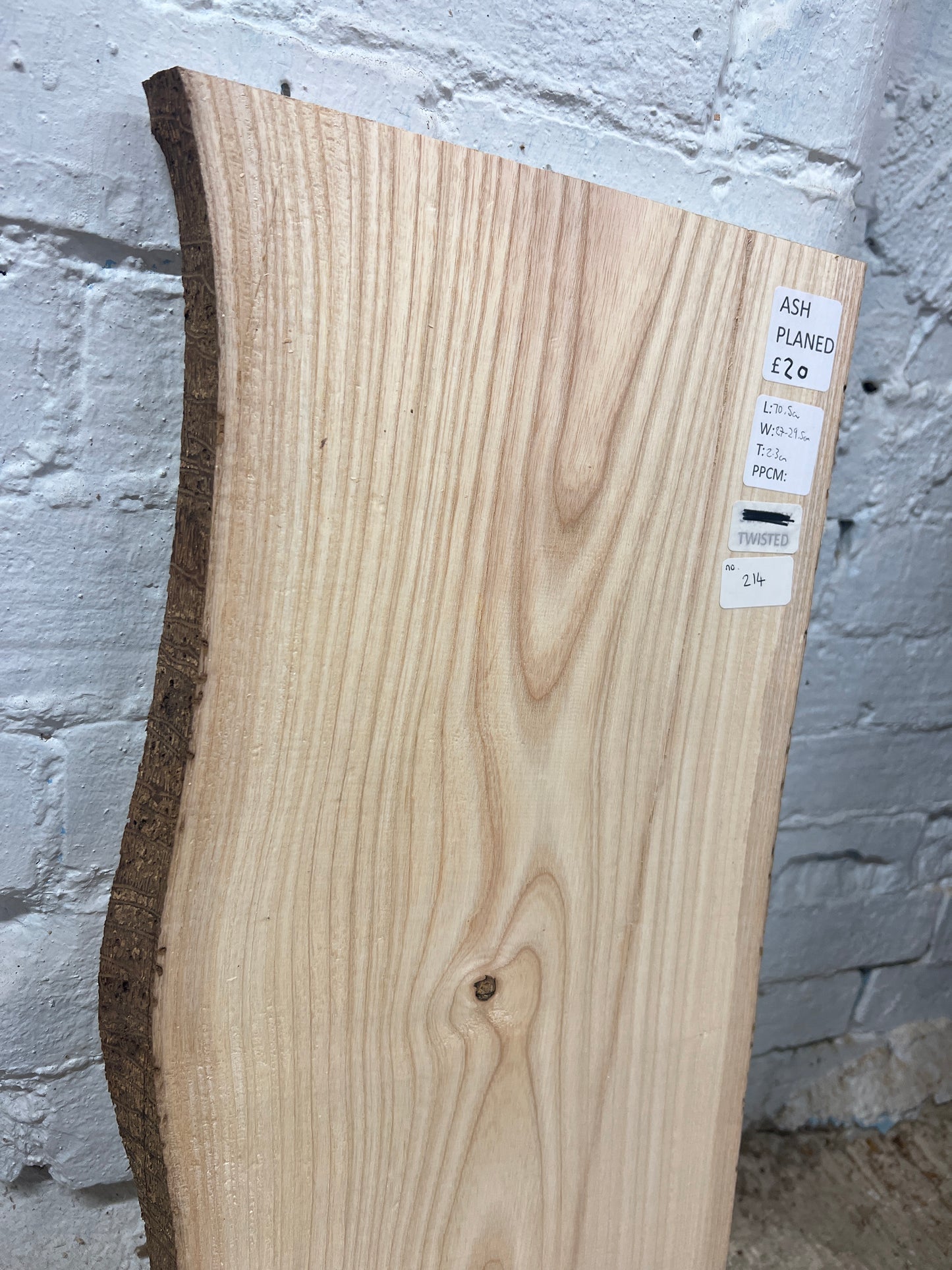Ash No 214 - 705x270-295x23mm Planed