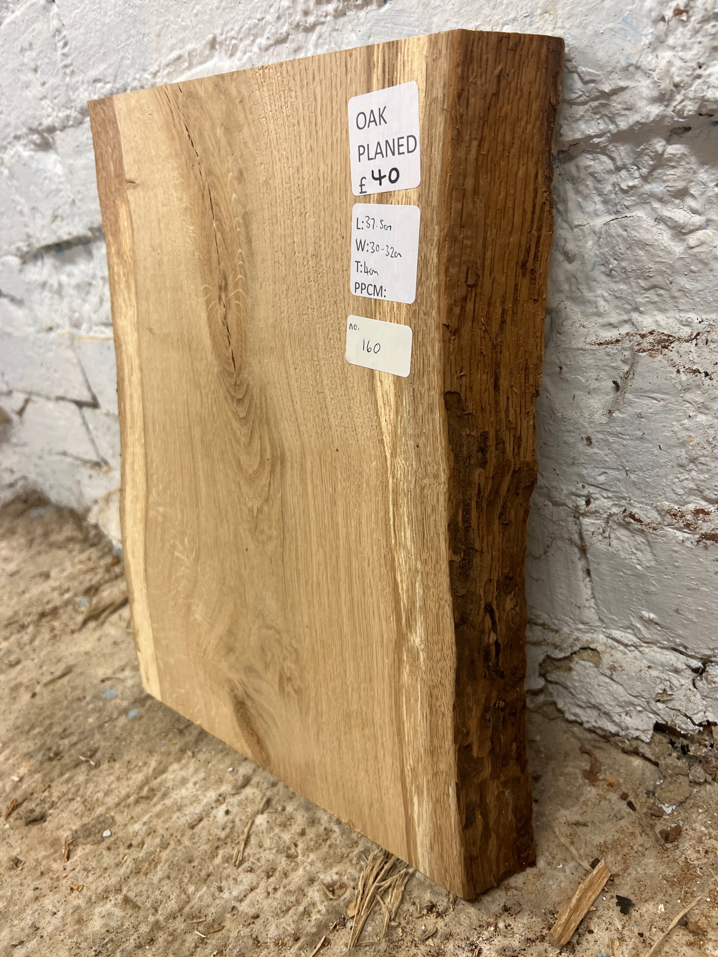 Oak No 160 - 375x300-320x40mm Planed