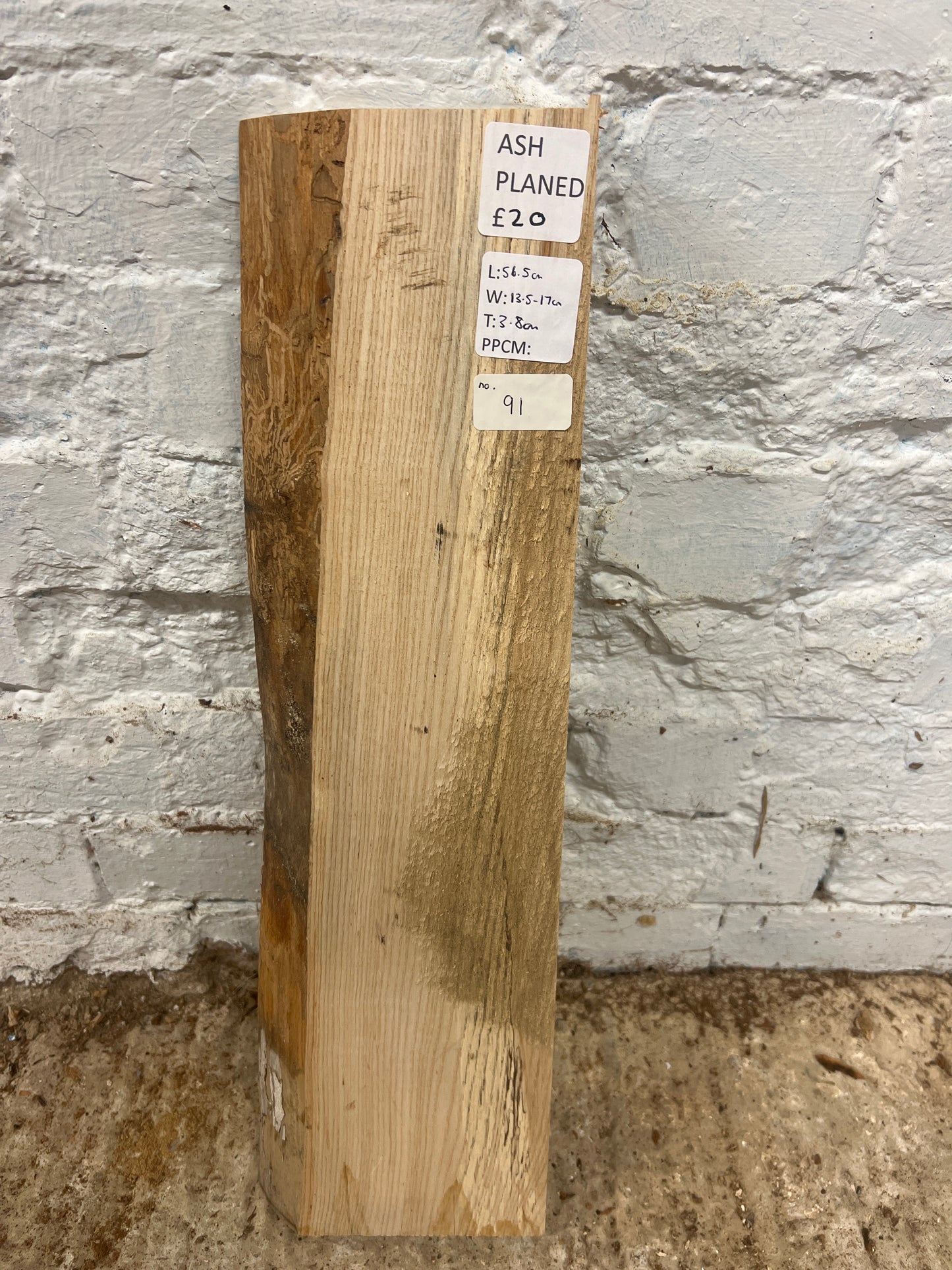 Ash No 91 - 565x135-170x38mm Planed