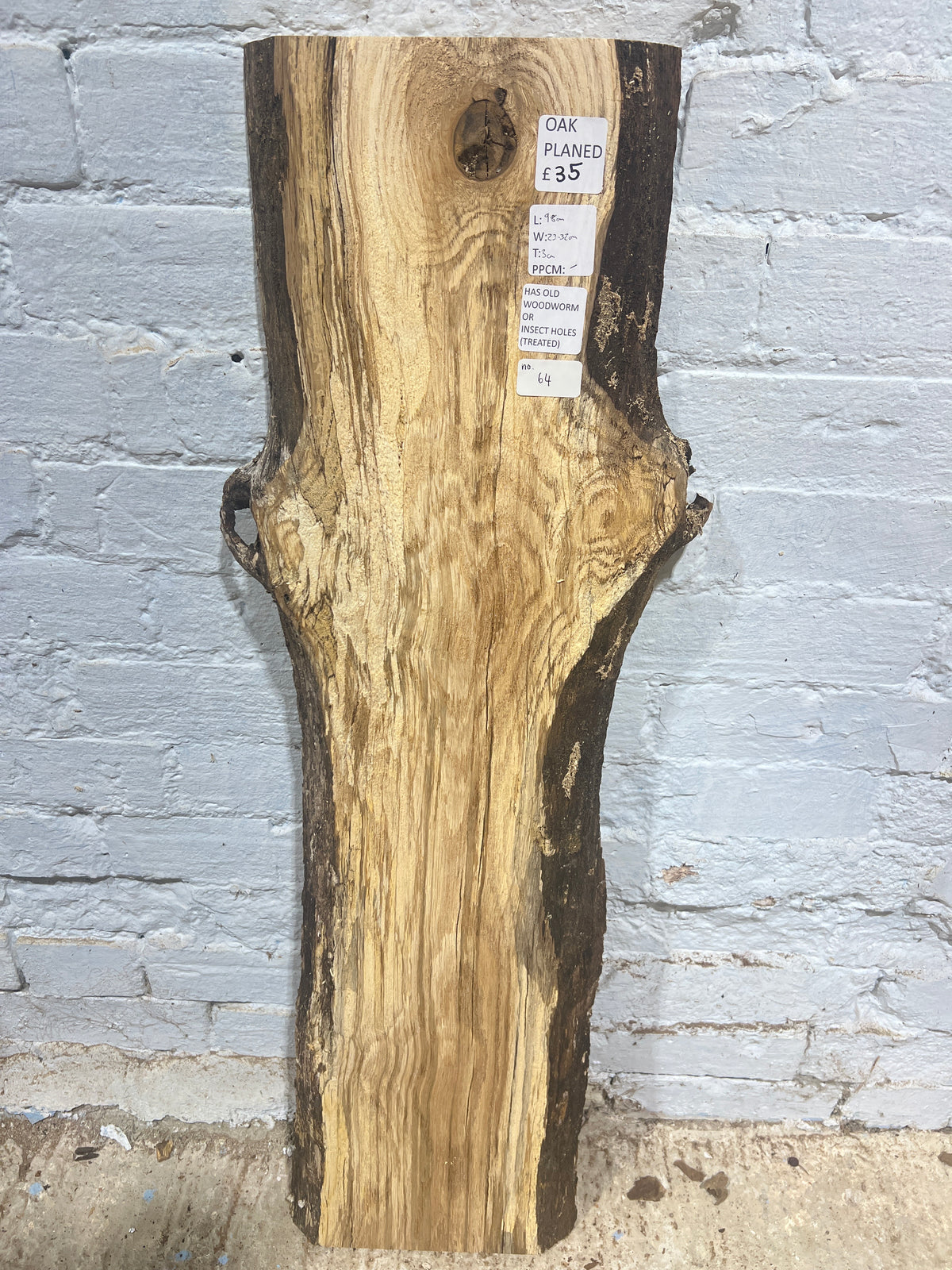 Oak No 64 - 980x230-320x30mm Planed