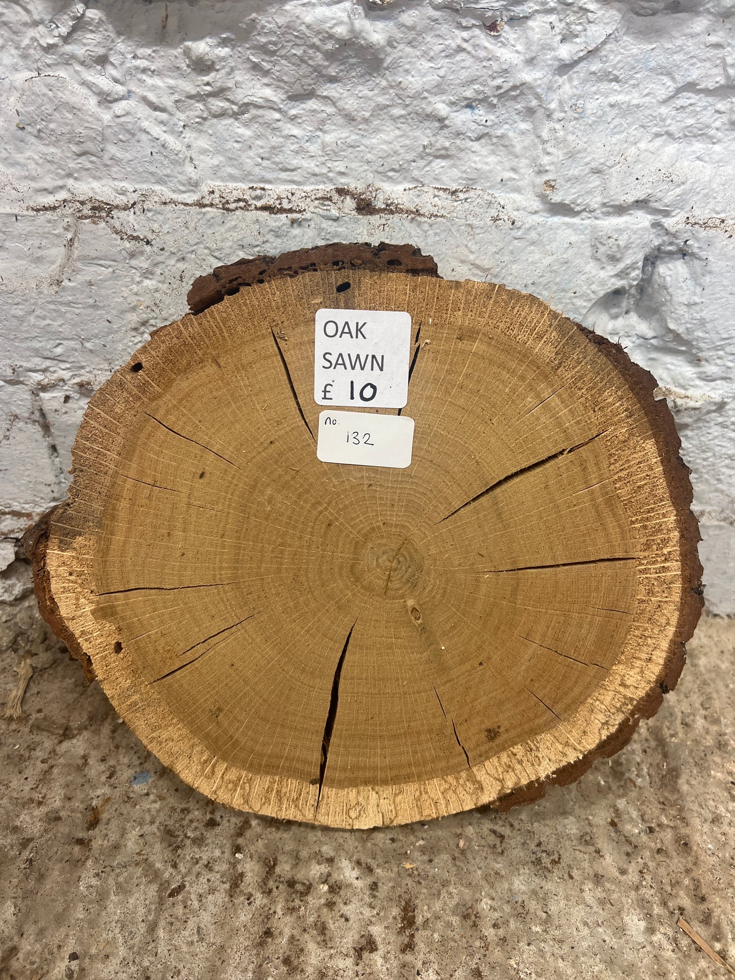 Oak no 132 -280x240x50mm Sawn