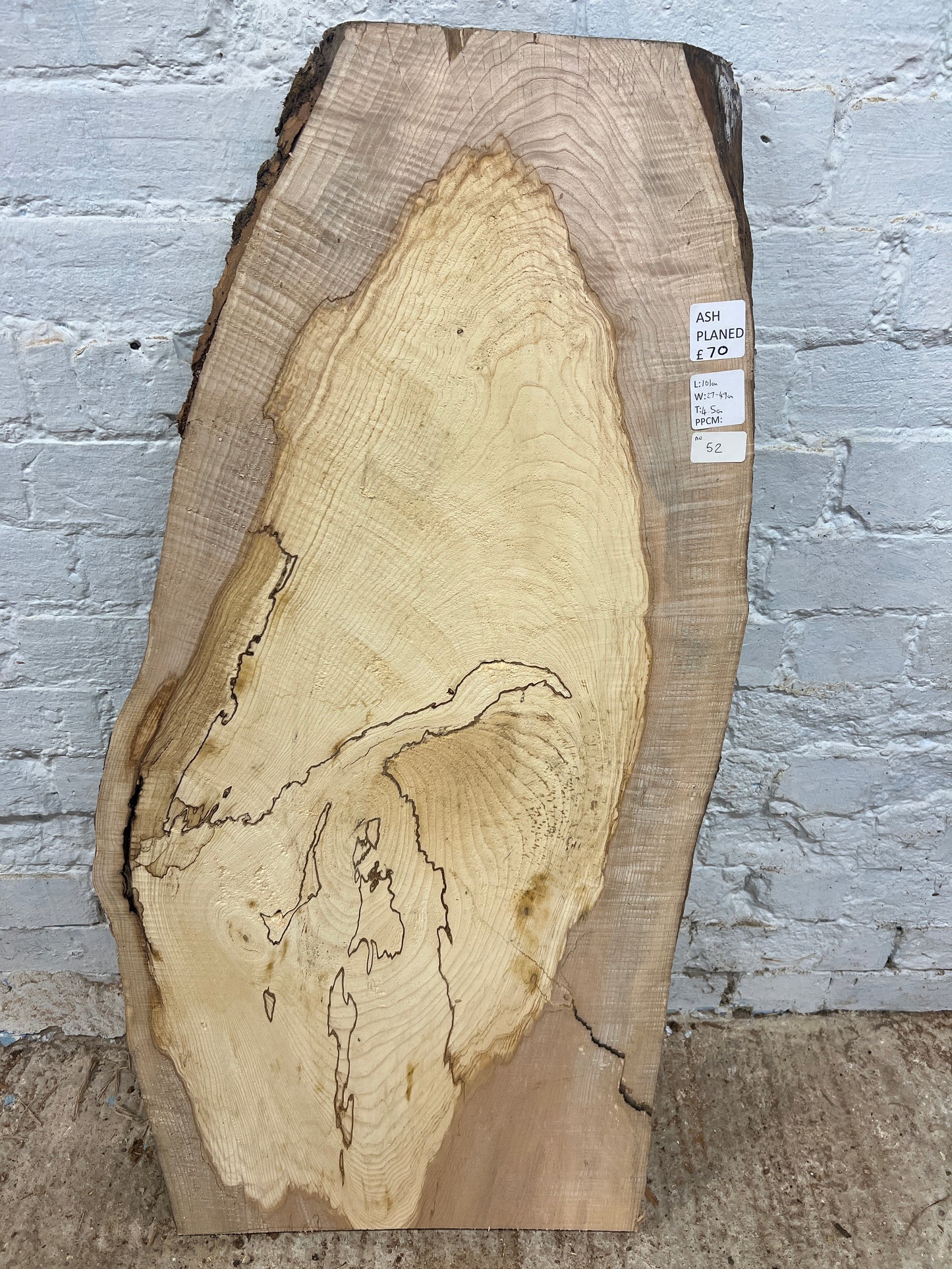 Ash No 52 - 1010x270-490x45mm Planed