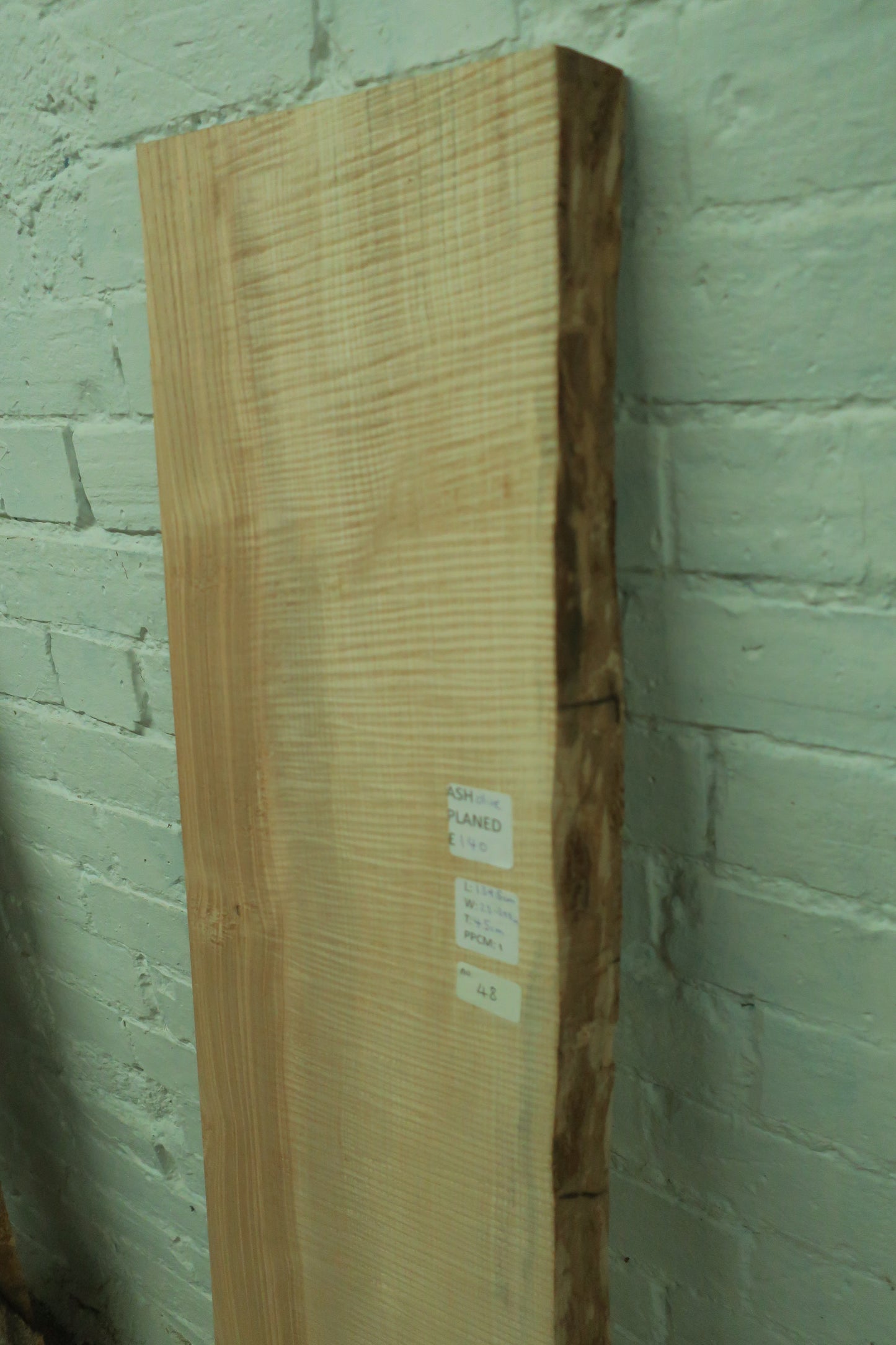 Ash No 48 - 1395x250-295x45mm Planed