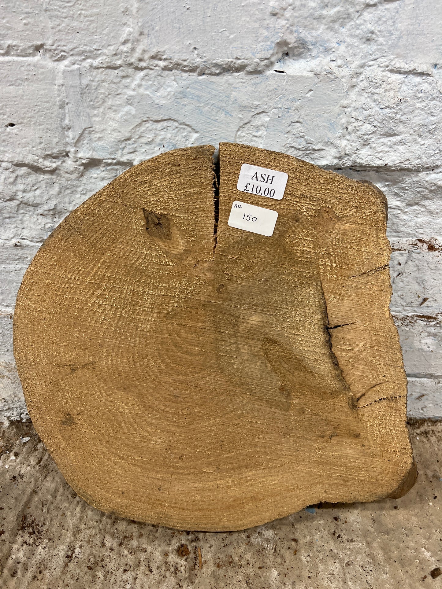 Ash No 150 - 360x340x30mm Sawn
