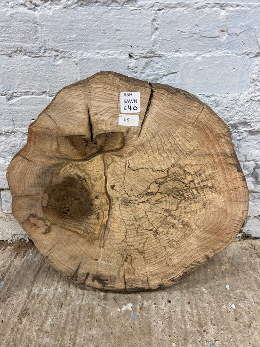 Ash No 68 - 460x460x60mm Sawn