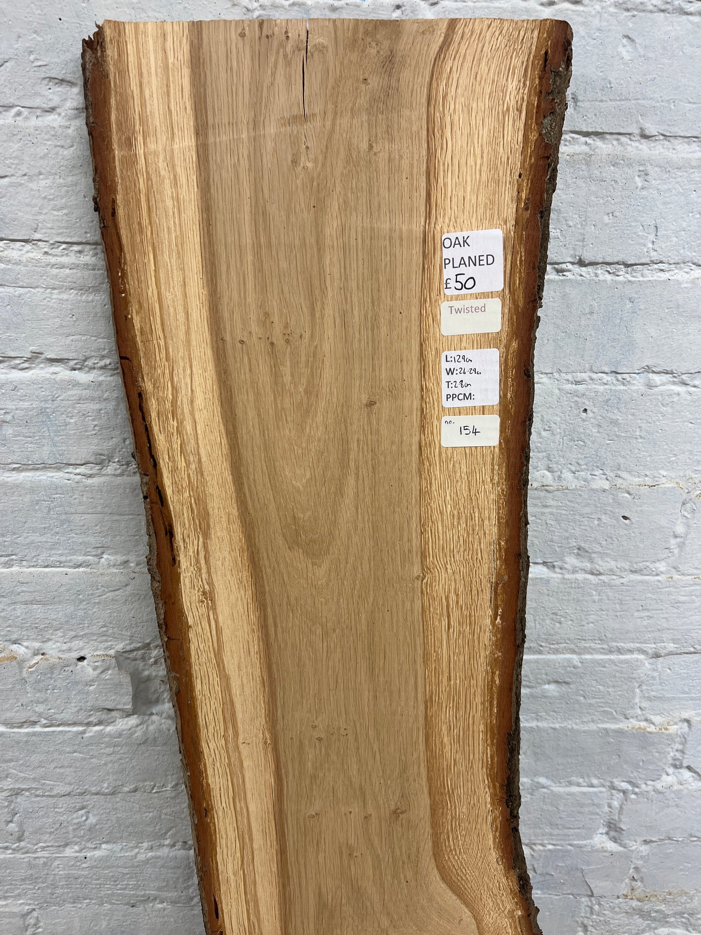 Oak No 154 - 900x180-220x20mm Planed