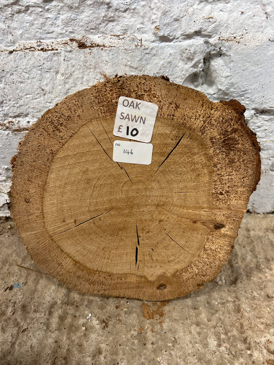 Oak No 146 - 230x230x50mm Sawn