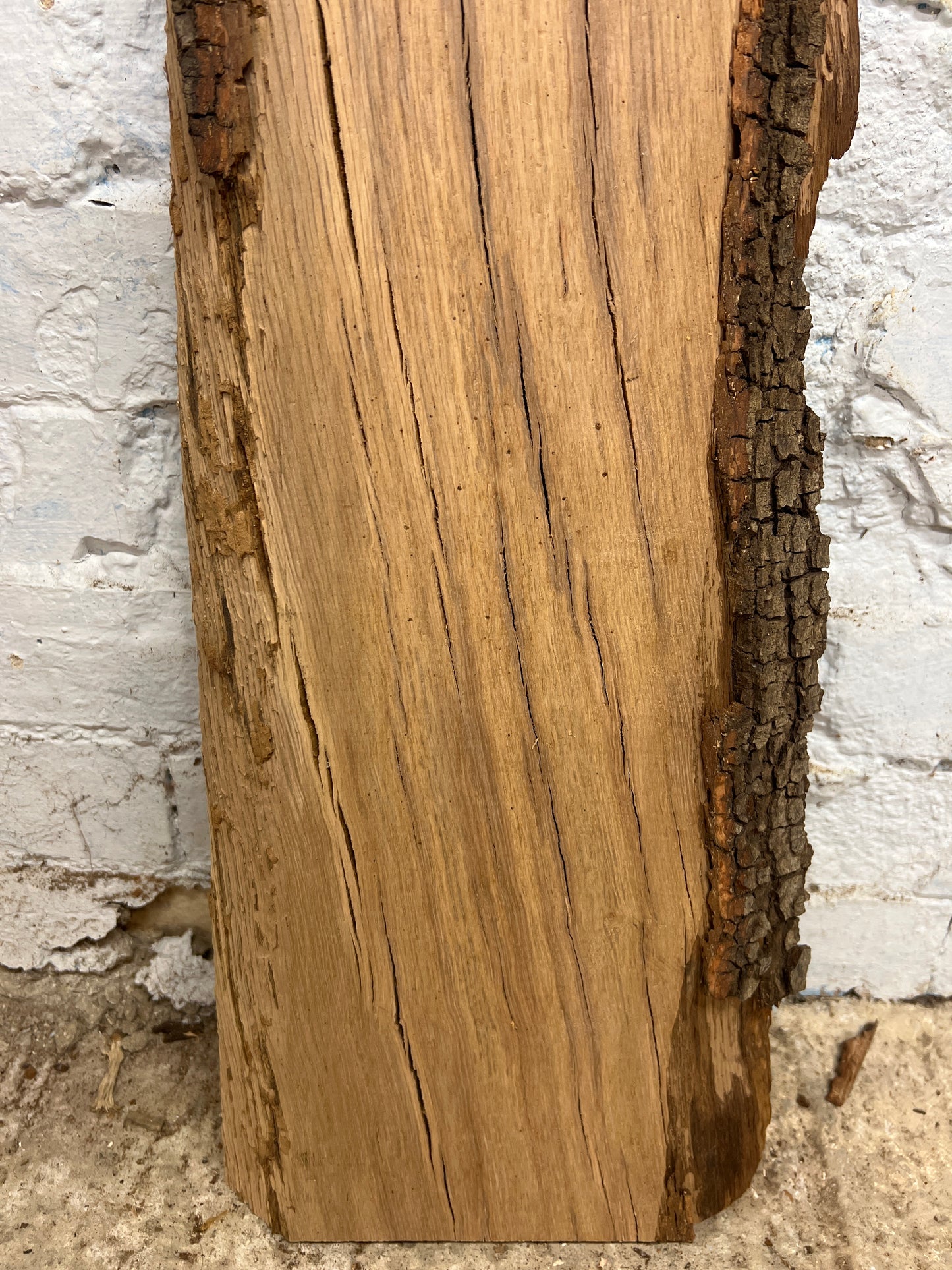 Holm Oak No 160 - 740x210-250x30mm Planed