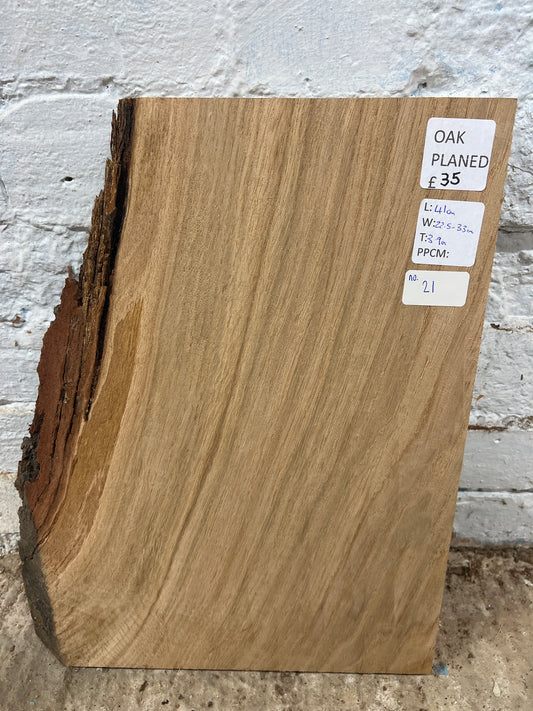 Oak No 21 - 410x225-330x39mm Planed