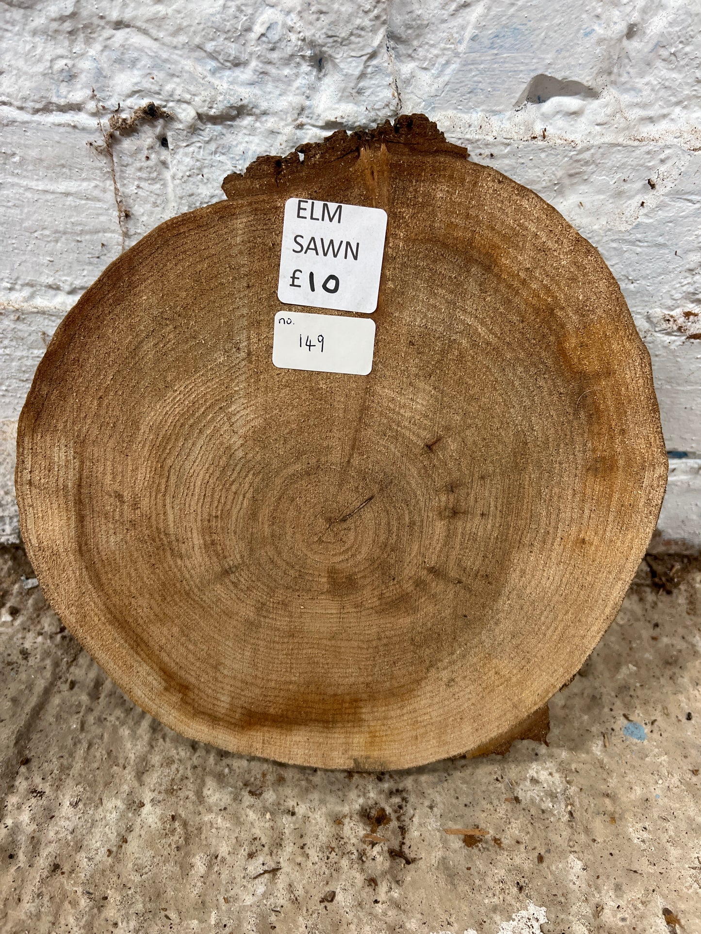 Elm No 149 - 260x260x35mm Sawn