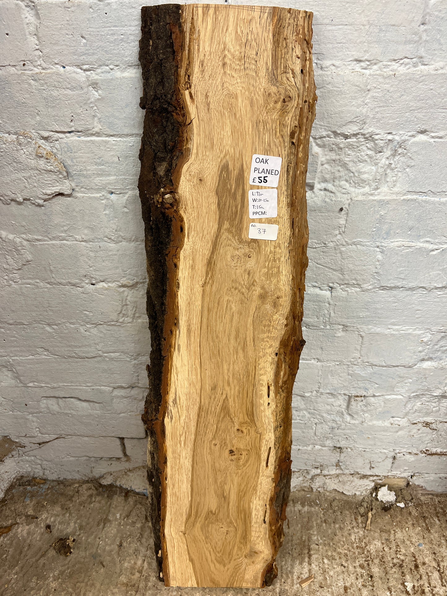 Oak No 37 - 970x200-250x35mm Planed