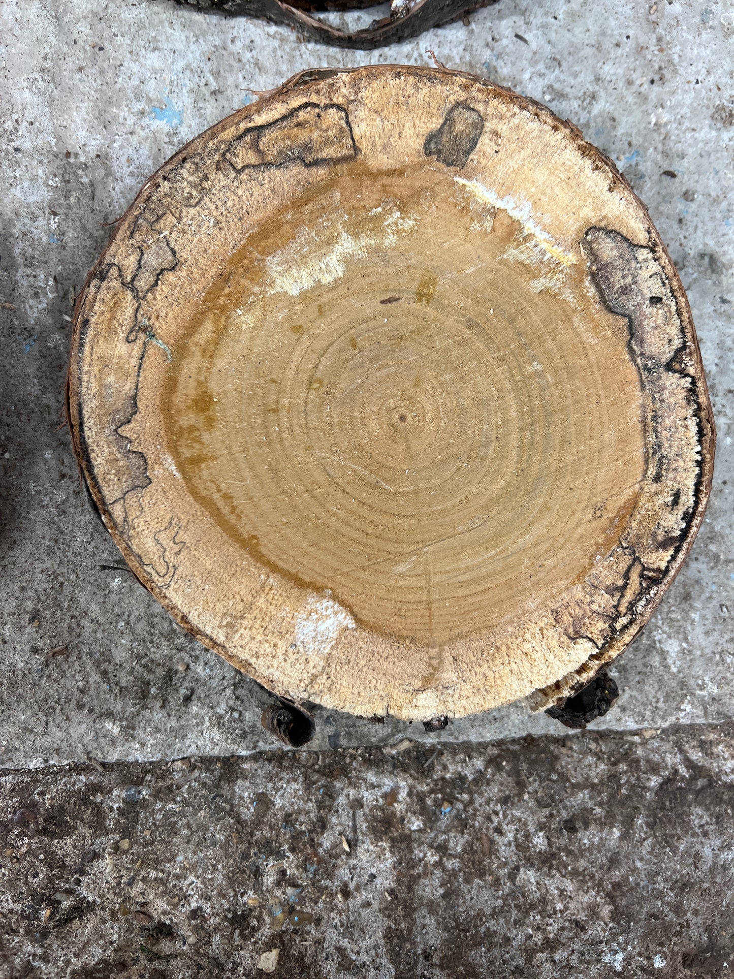 Cherry/Birch Round No 200 - 180x180x40mm Sawn
