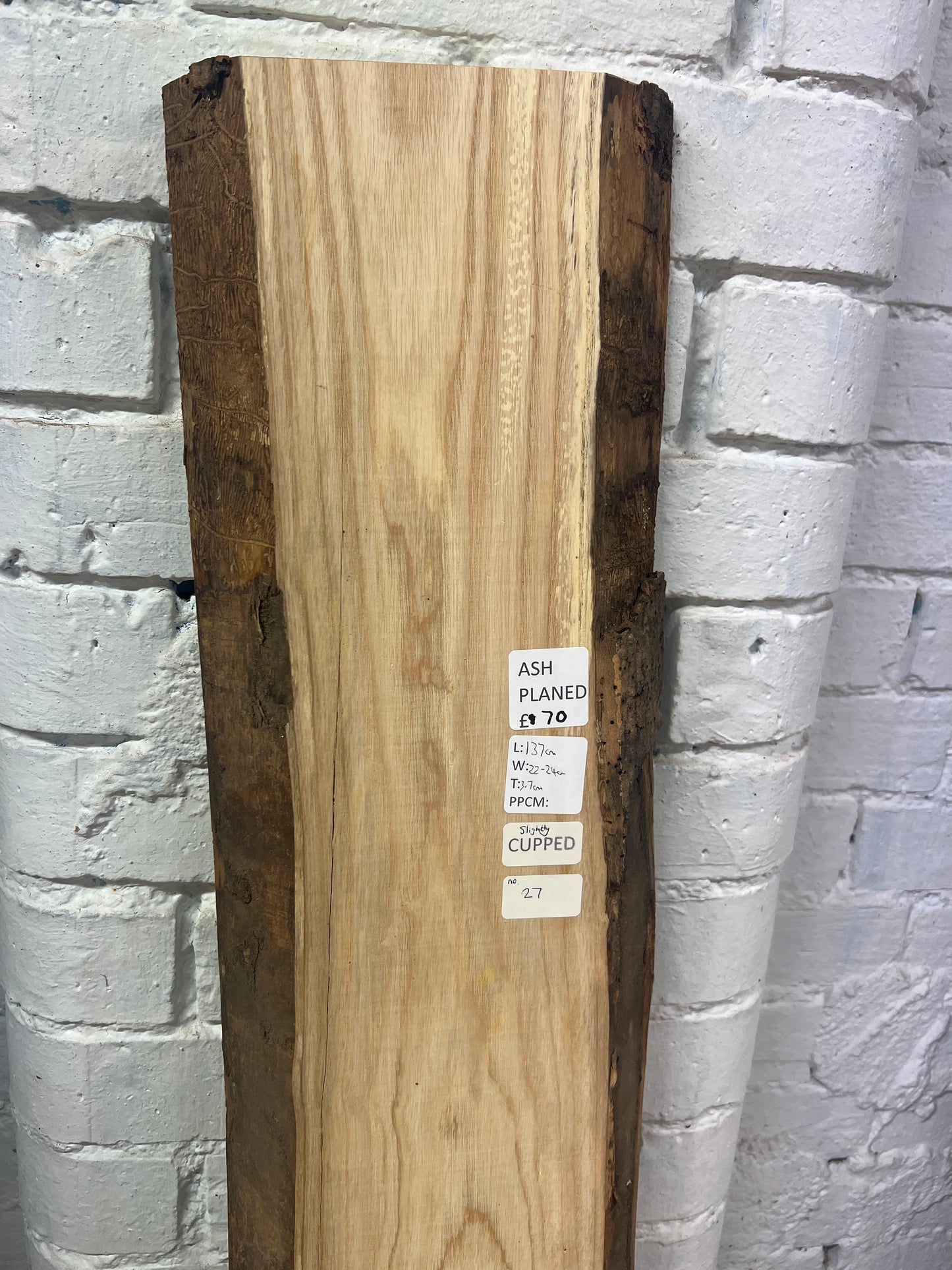 Ash No 27 - 1370x220-240x37mm Planed