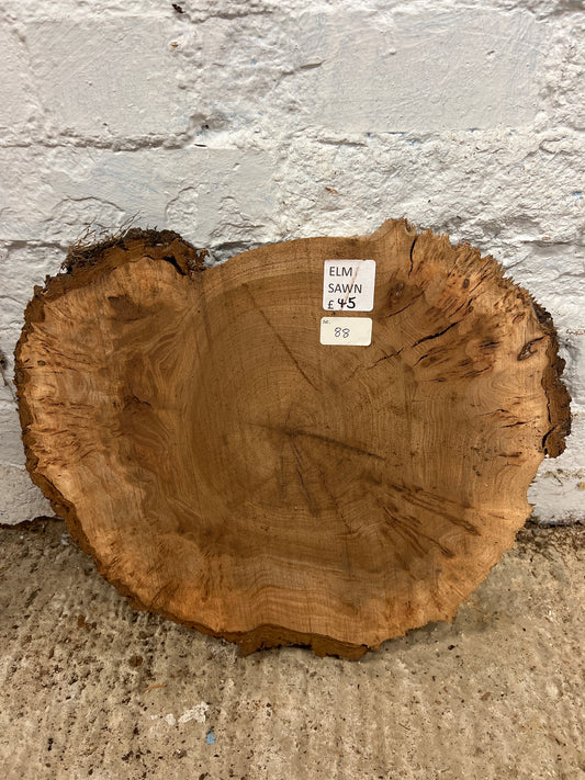 Elm No 88 - 420x350x40mm Sawn