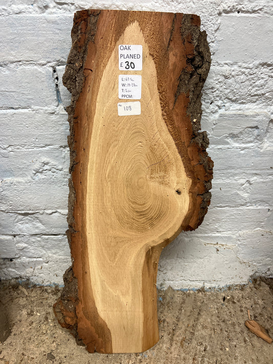 Oak No 108 - 675x190-270x30mm Planed