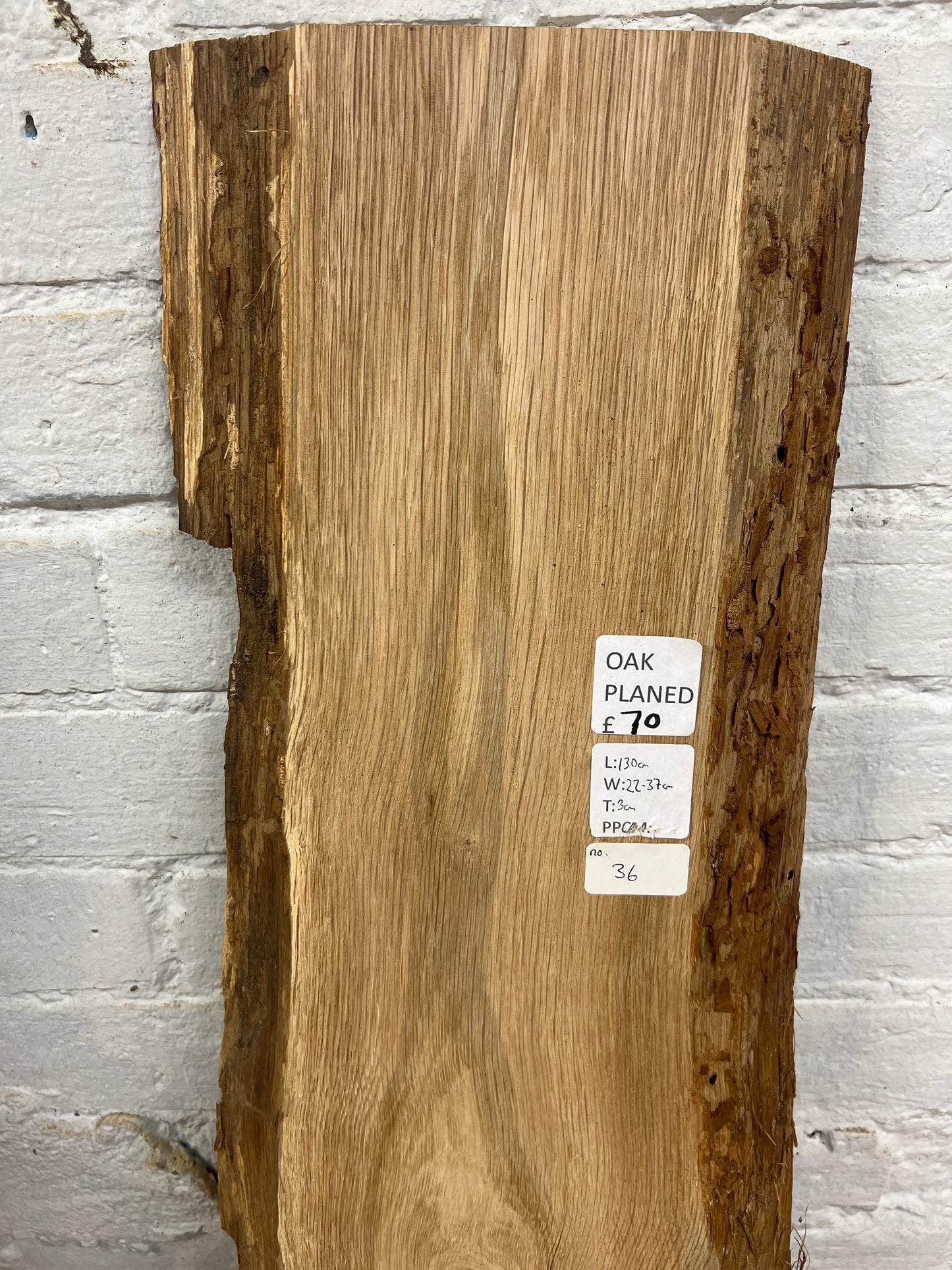 Oak No 36 - 1300x220-370x30mm Planed