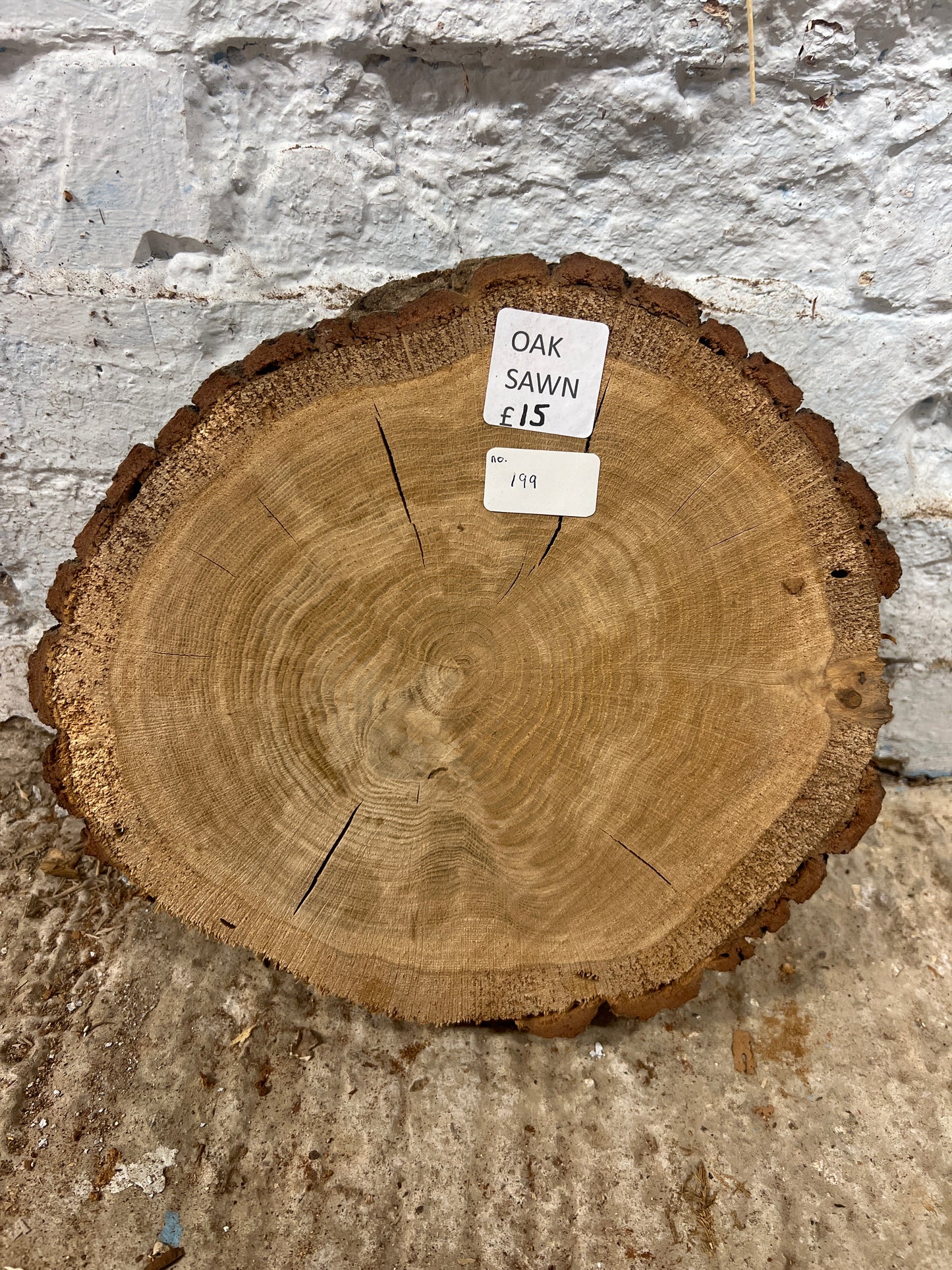 Oak No 199 - 280x270x50mm Sawn