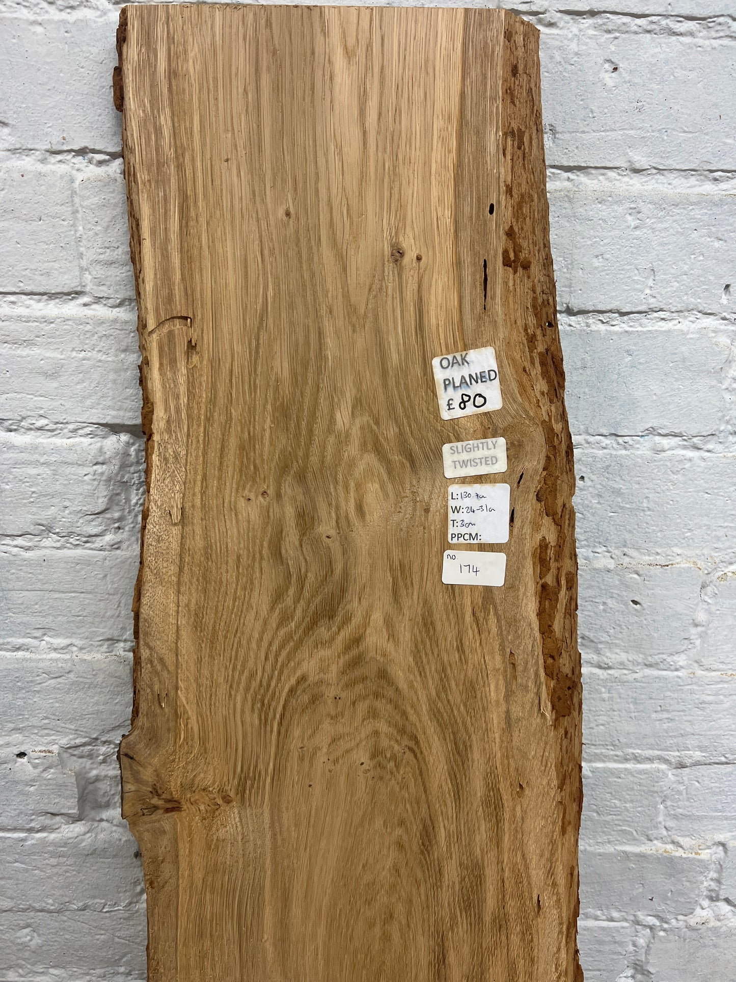 Oak No 174 - 1307x240-310x30mm Planed