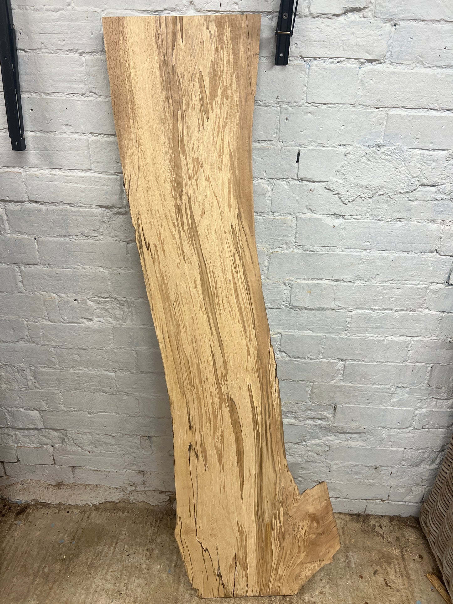 Spalted Beech No 204 - 1480x260-450x35mm Planed