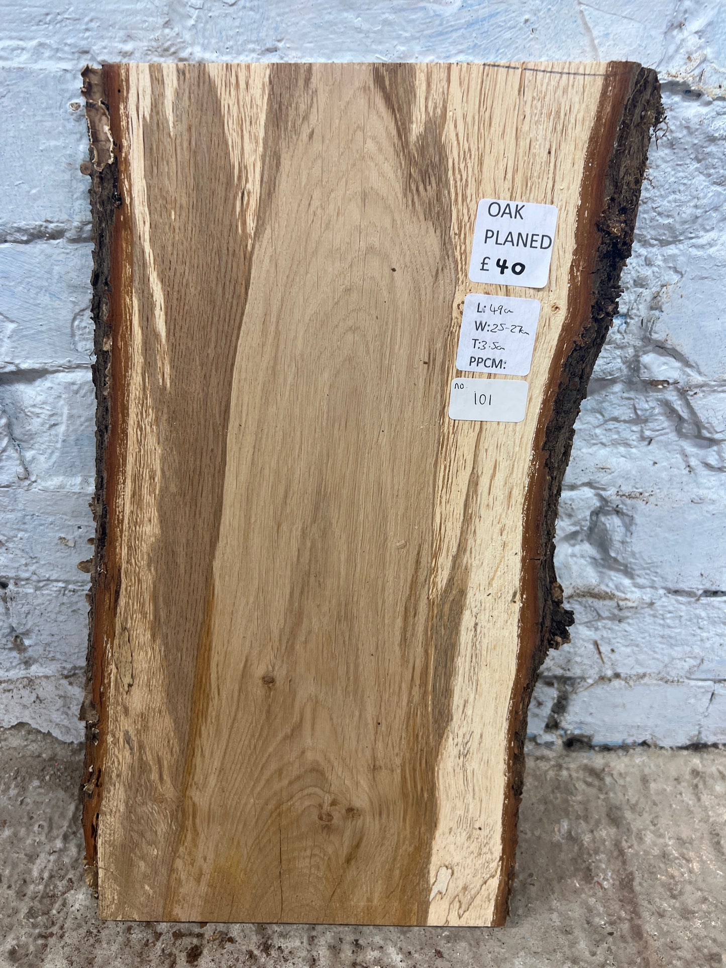 Oak No 101 - 490x250-270x35mm Planed