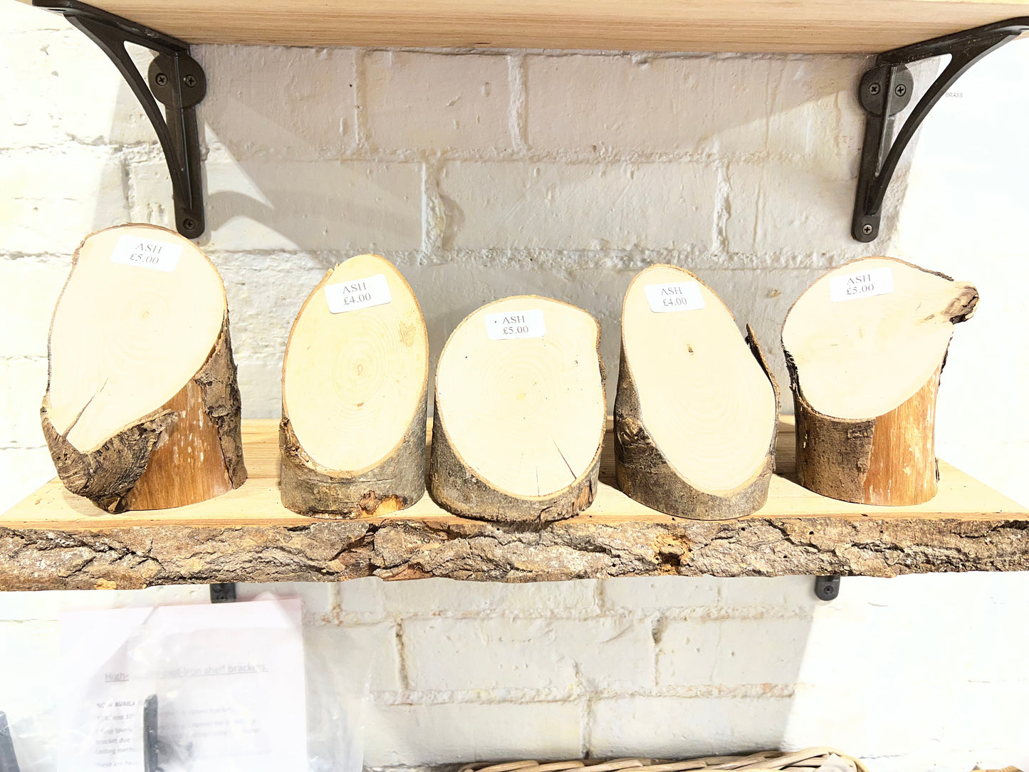 Ash Slanted Stumps - Sawn