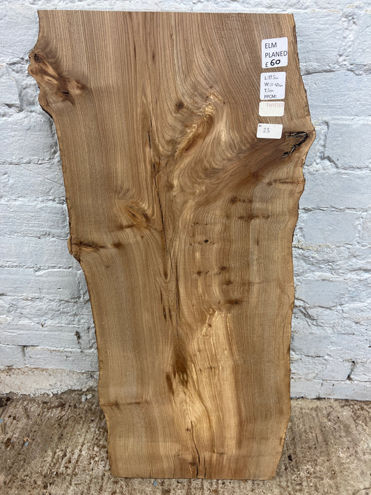 Elm No 23 - 895x350-400x30mm Planed