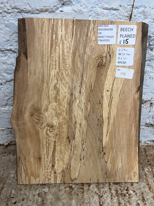 Beech No 173 - 390x270-340x23mm Planed