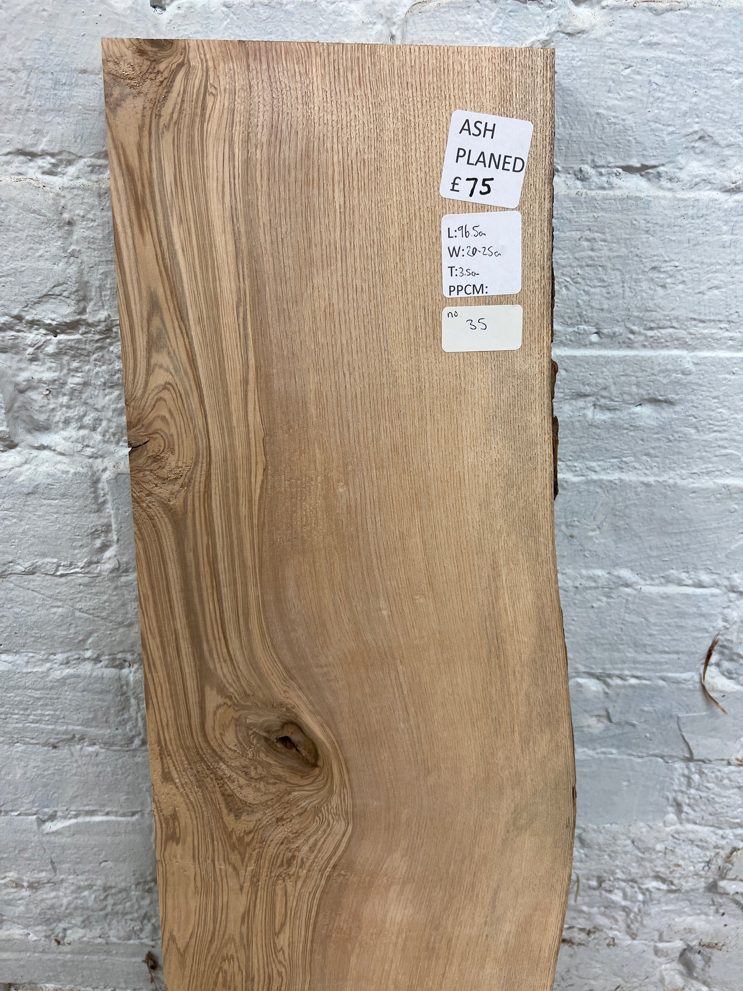 Ash No 35 - 965x200-250x35mm Planed