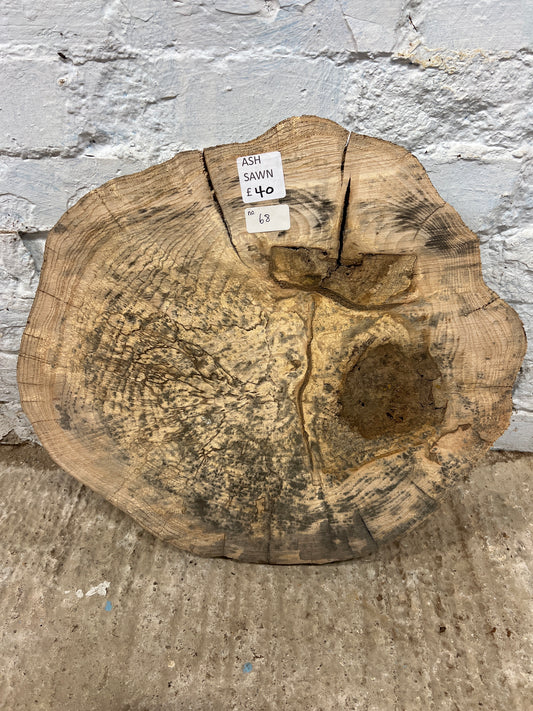 Ash No 68 - 450x490x60mm Sawn