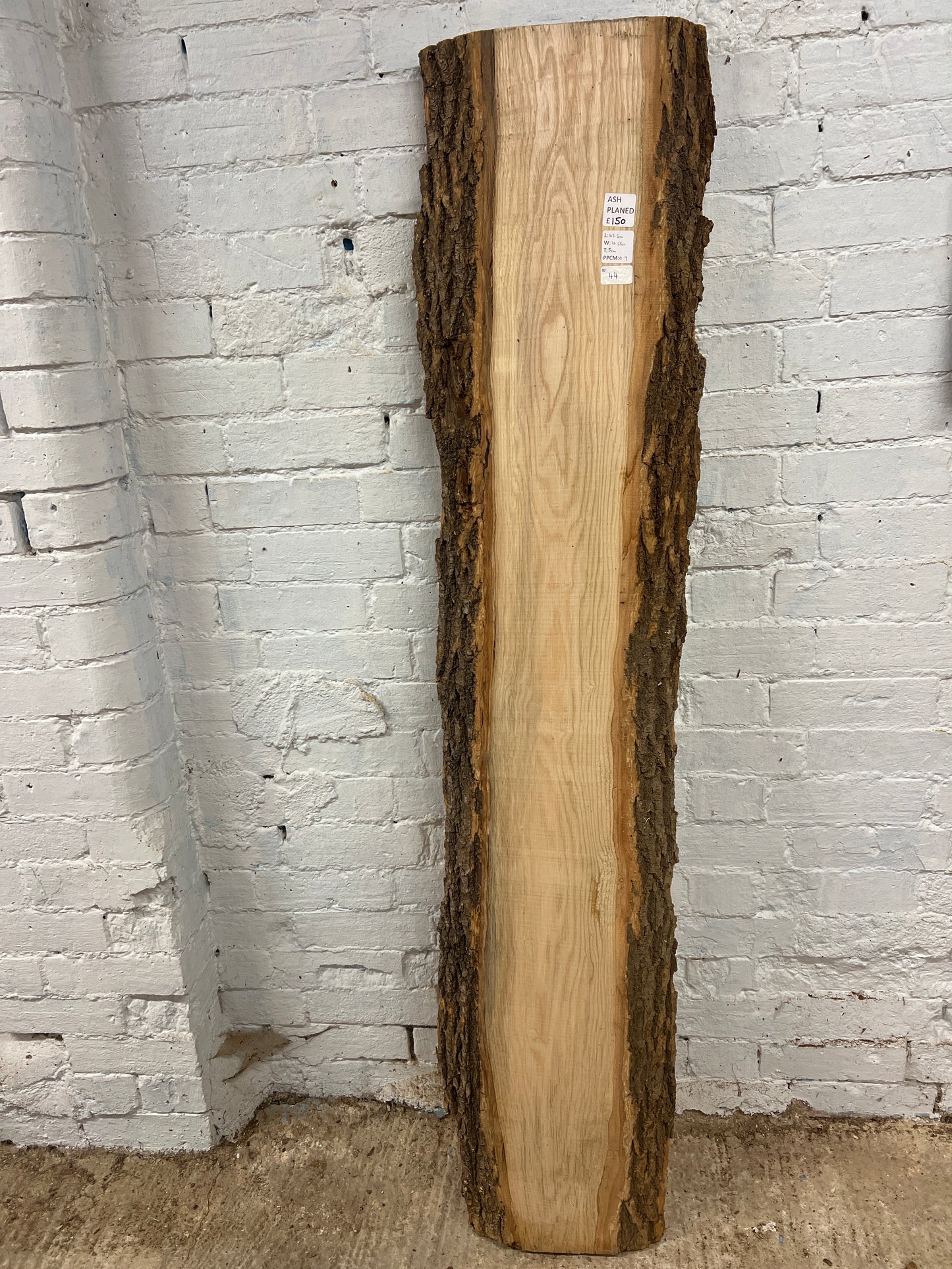 Ash No 44 - 1655x300-350x50mm Planed
