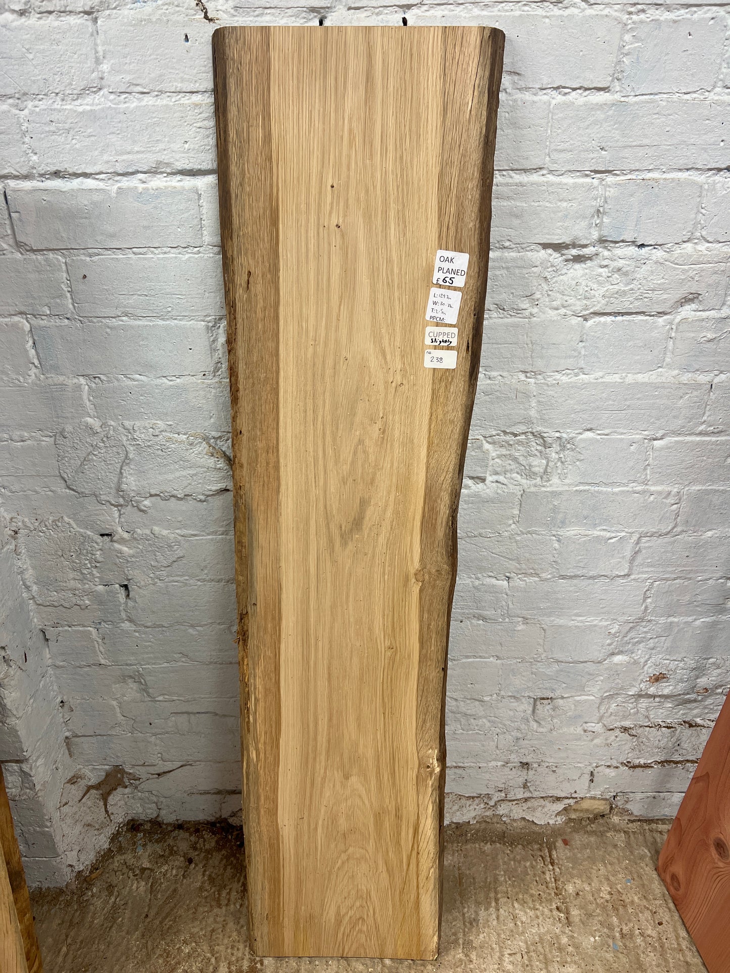 Oak No 238 - 1297x300-320x25mm Planed