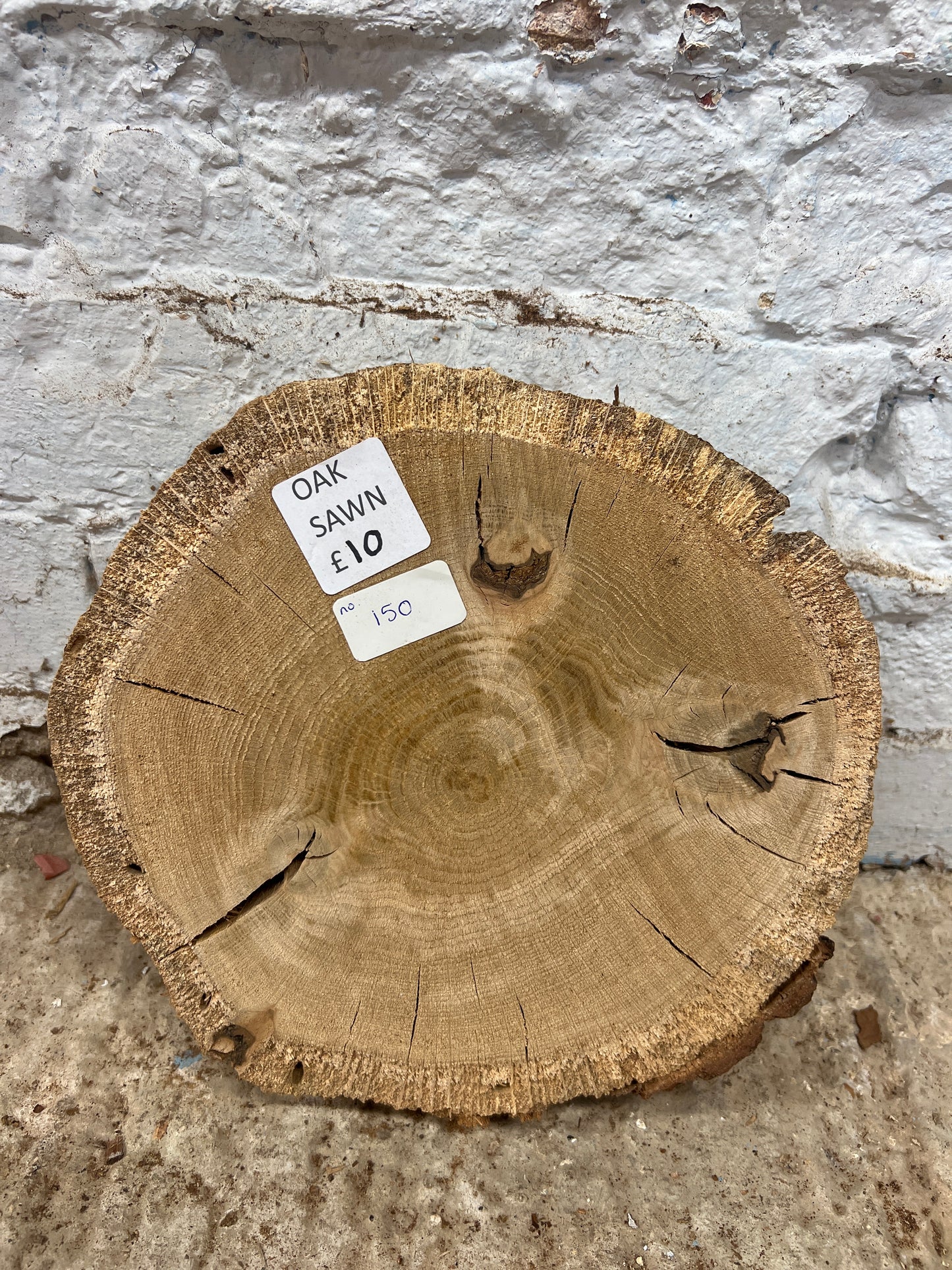 Oak No 150 - 270x250x50mm Sawn