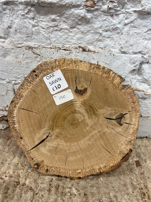 Oak No 150 - 270x250x50mm Sawn