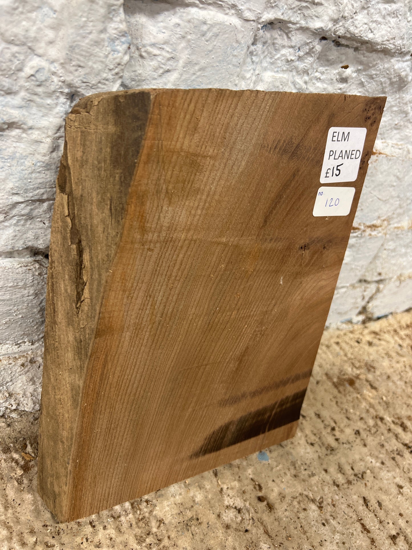 Elm No 120 - 290x210-230x38mm Planed